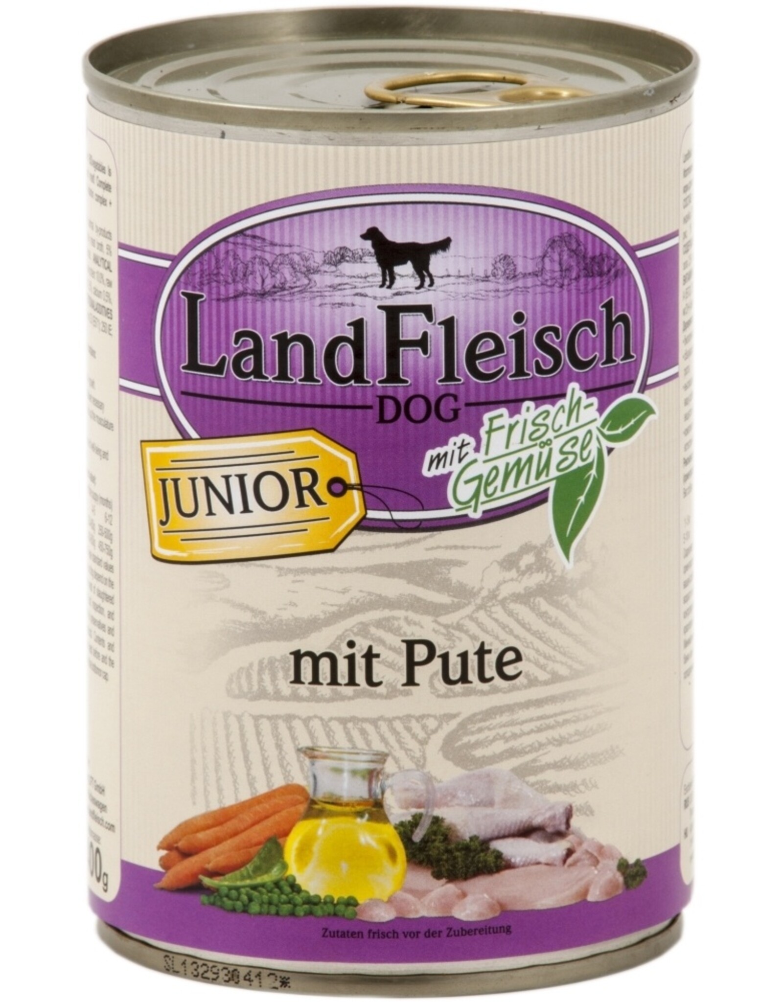 Landfleisch Landfleisch Dog Junior Pute 400g