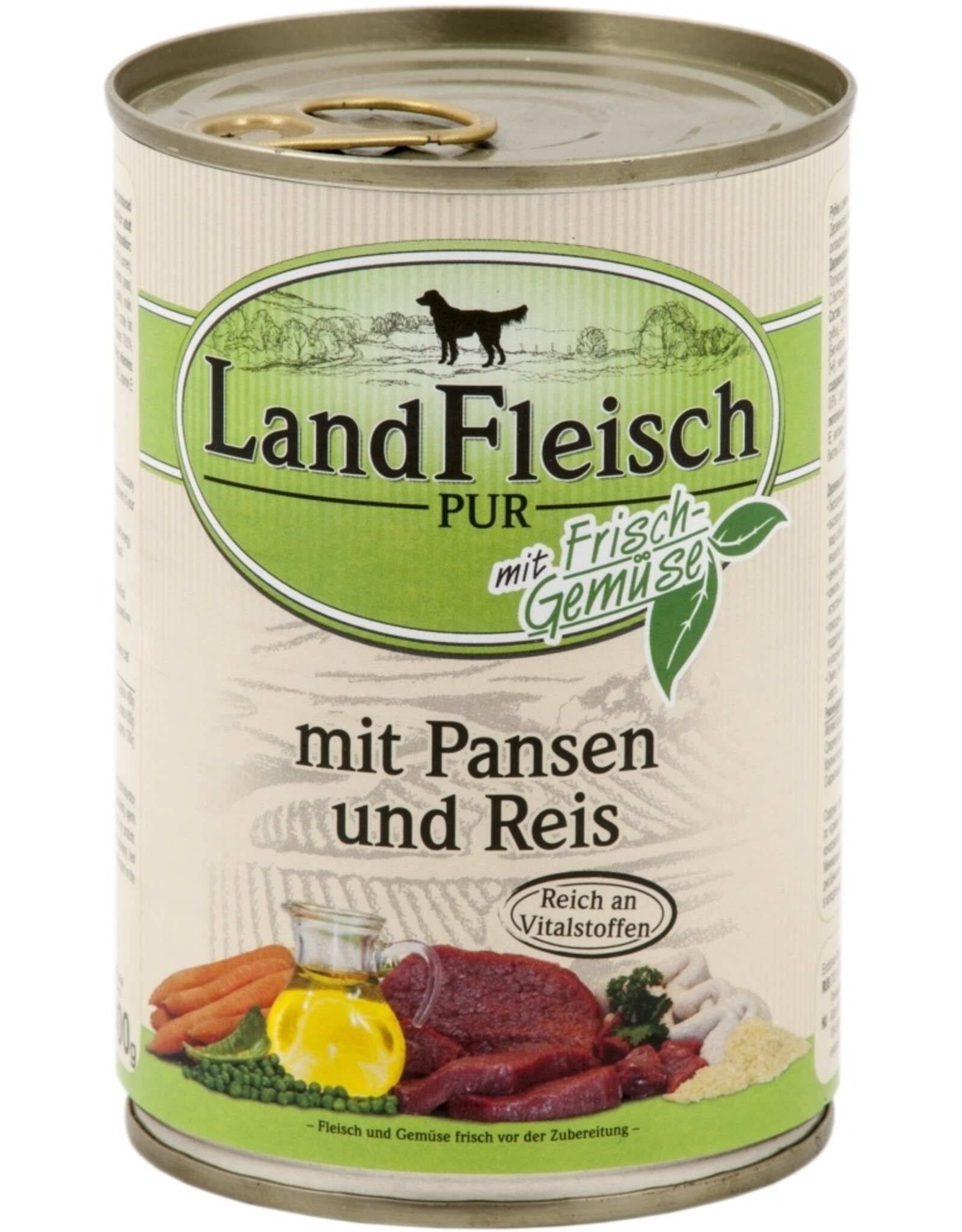 Landfleisch Landfleisch Pur Pansen & Reis 400g