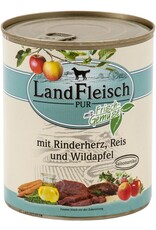 Landfleisch Landfleisch Pur Rinderherz, Reis & Wildapfel 800g