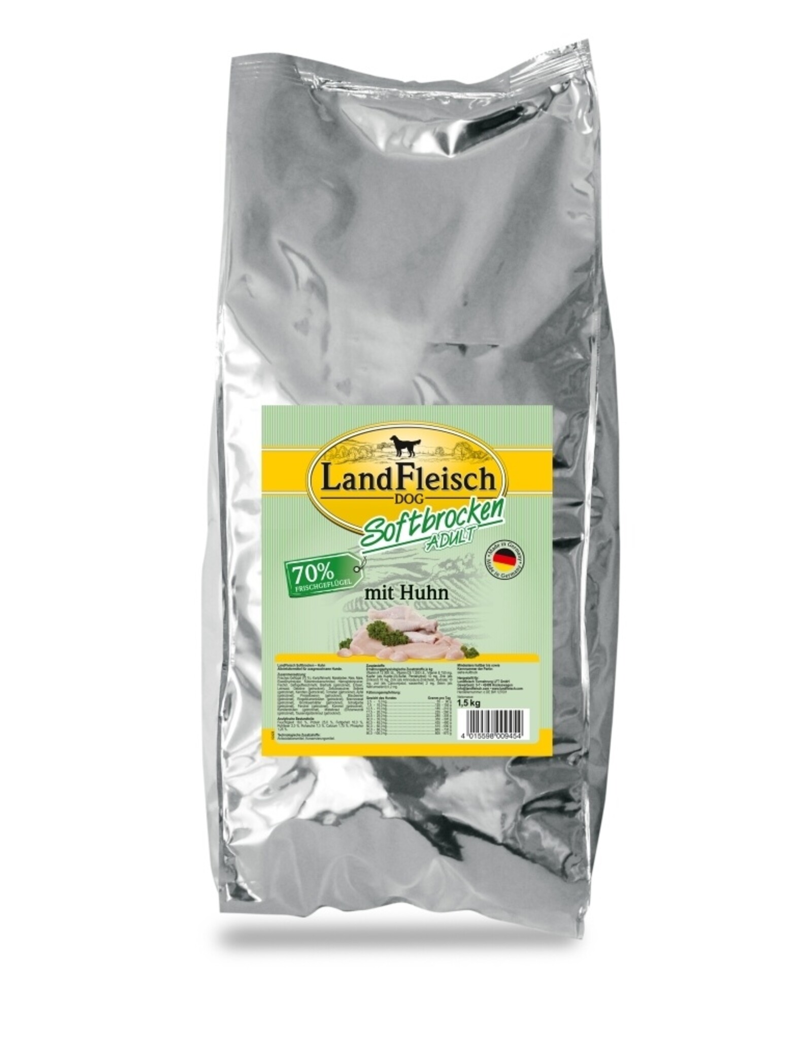 Landfleisch Landfleisch Dog Softbrocken mit Huhn