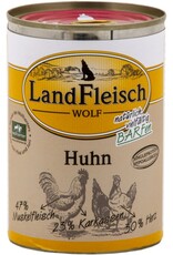 Landfleisch LandFleisch Hunde Dose Wolf 100 % vom Huhn 400g