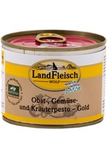 Landfleisch LandFleisch Hunde Dose Wolf Obst-, Gemüse und Kräuterpesto Gold 200g