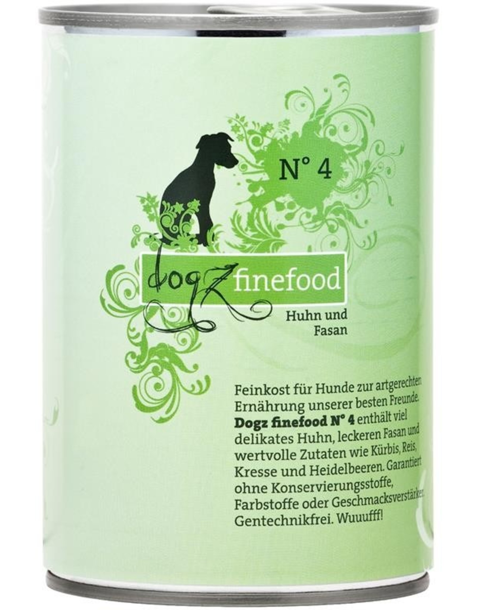 Dogz finefood Dogz finefood Dose No. 4 Huhn & Fasan 400g