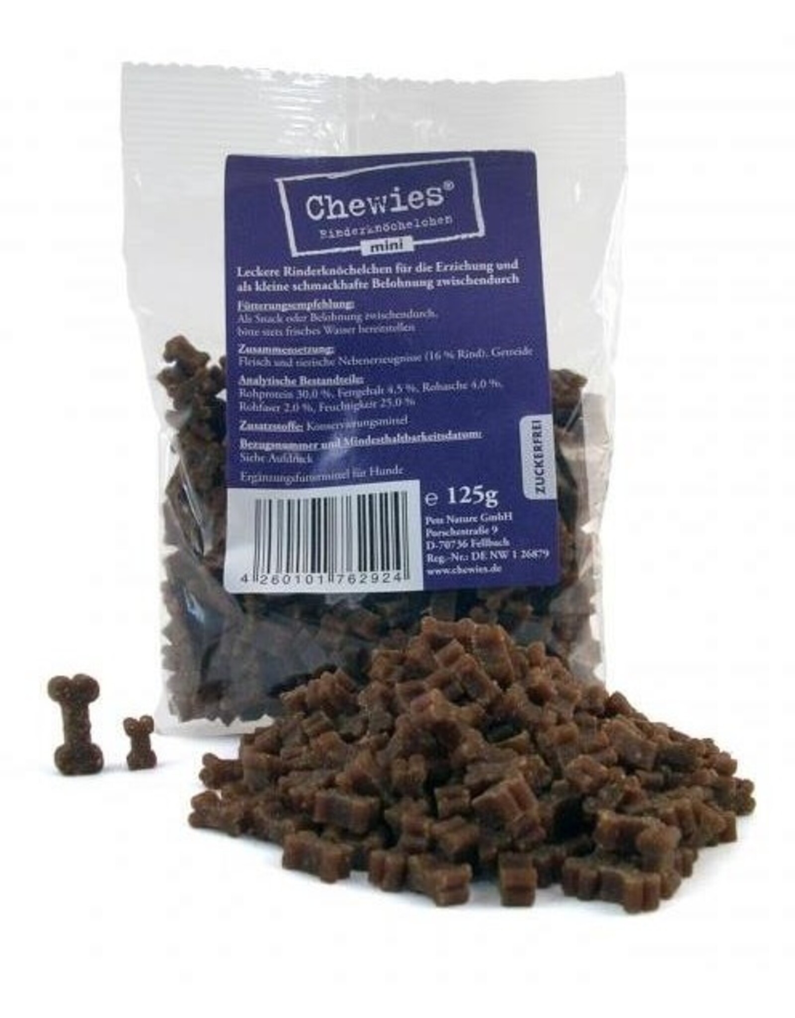 Chewies Chewies Rinderknöchelchen mini 125g