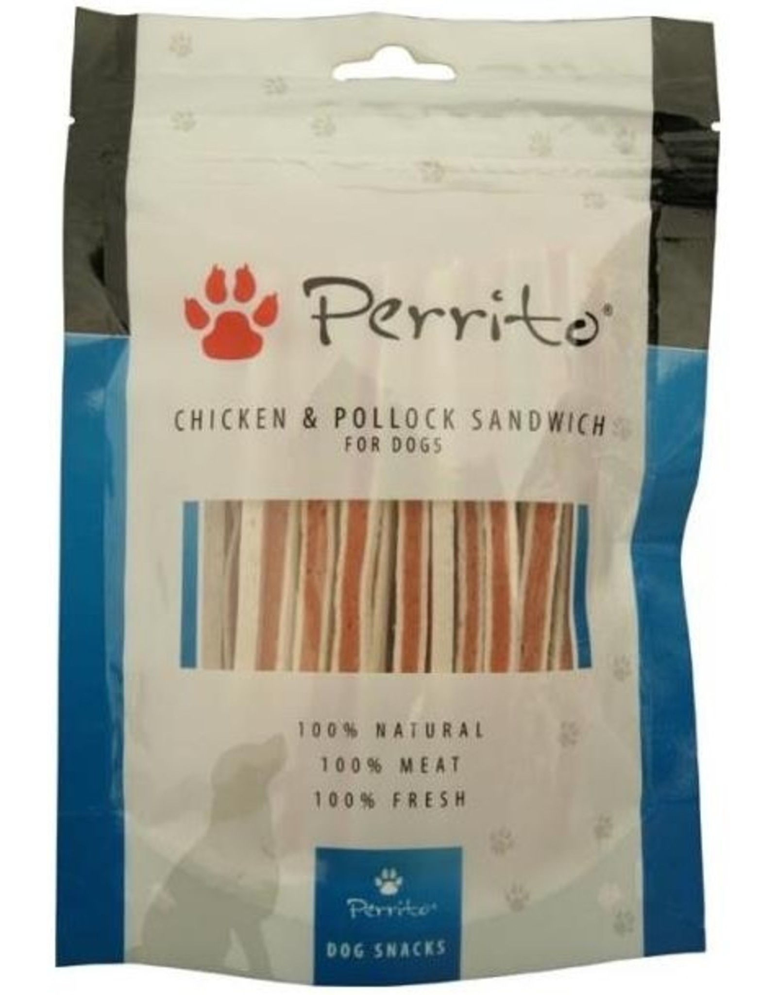 Perrito Perrito Chicken & Pollock Sandwich 100g