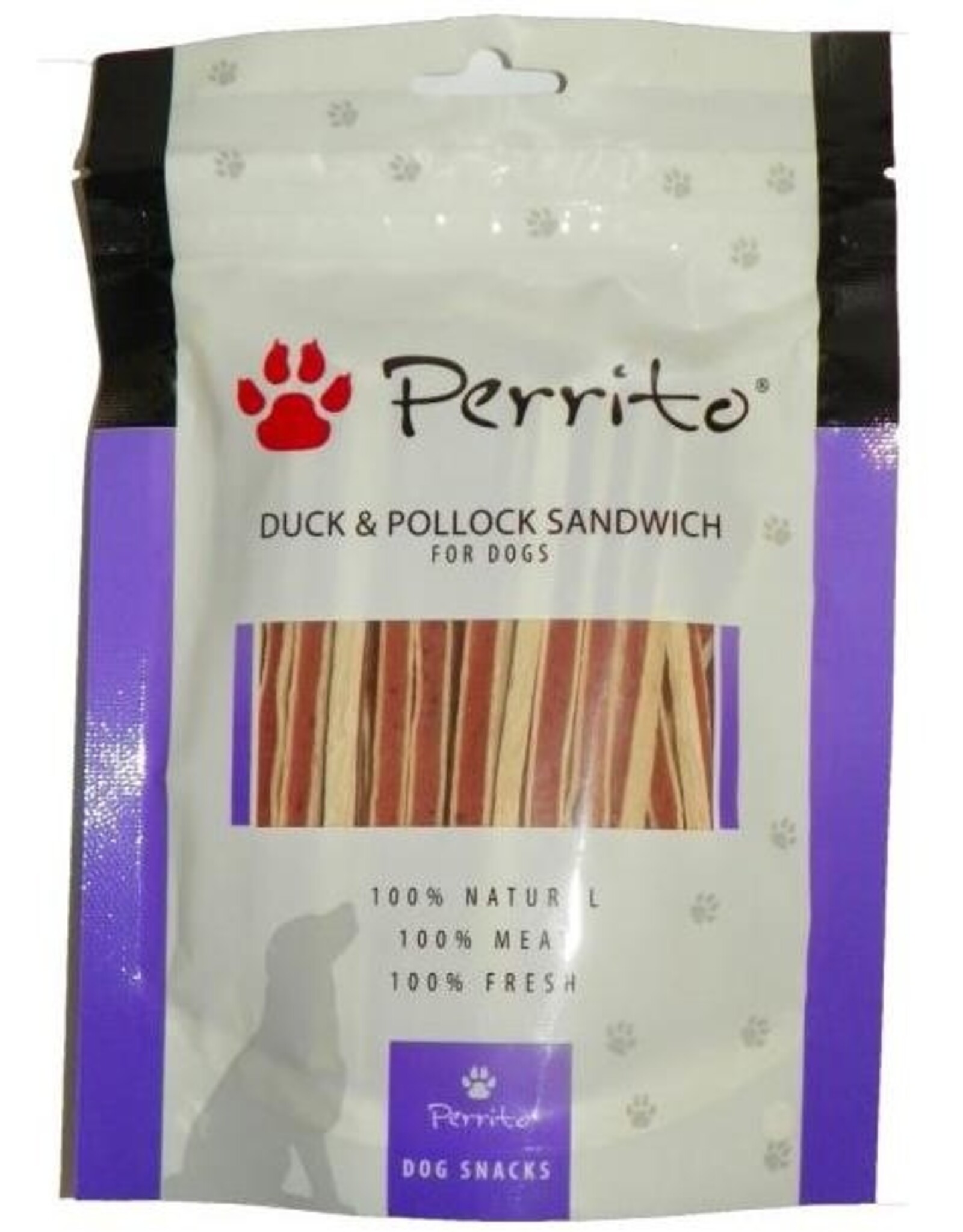 Perrito Perrito Duck & Pollock Sandwich 100g