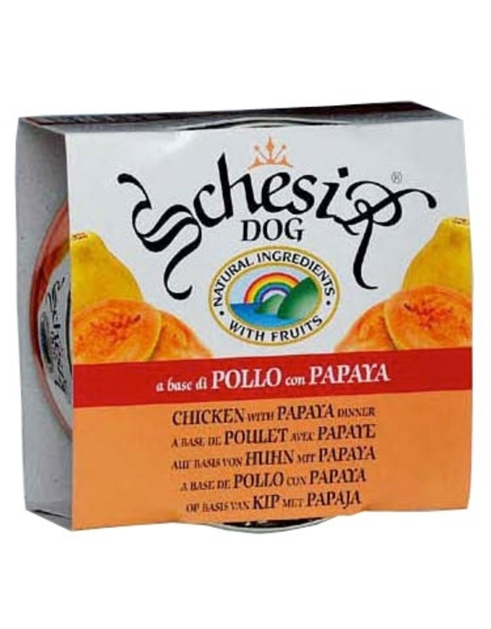 Schesir Schesir Dog Huhn mit Papaya 150g Dose