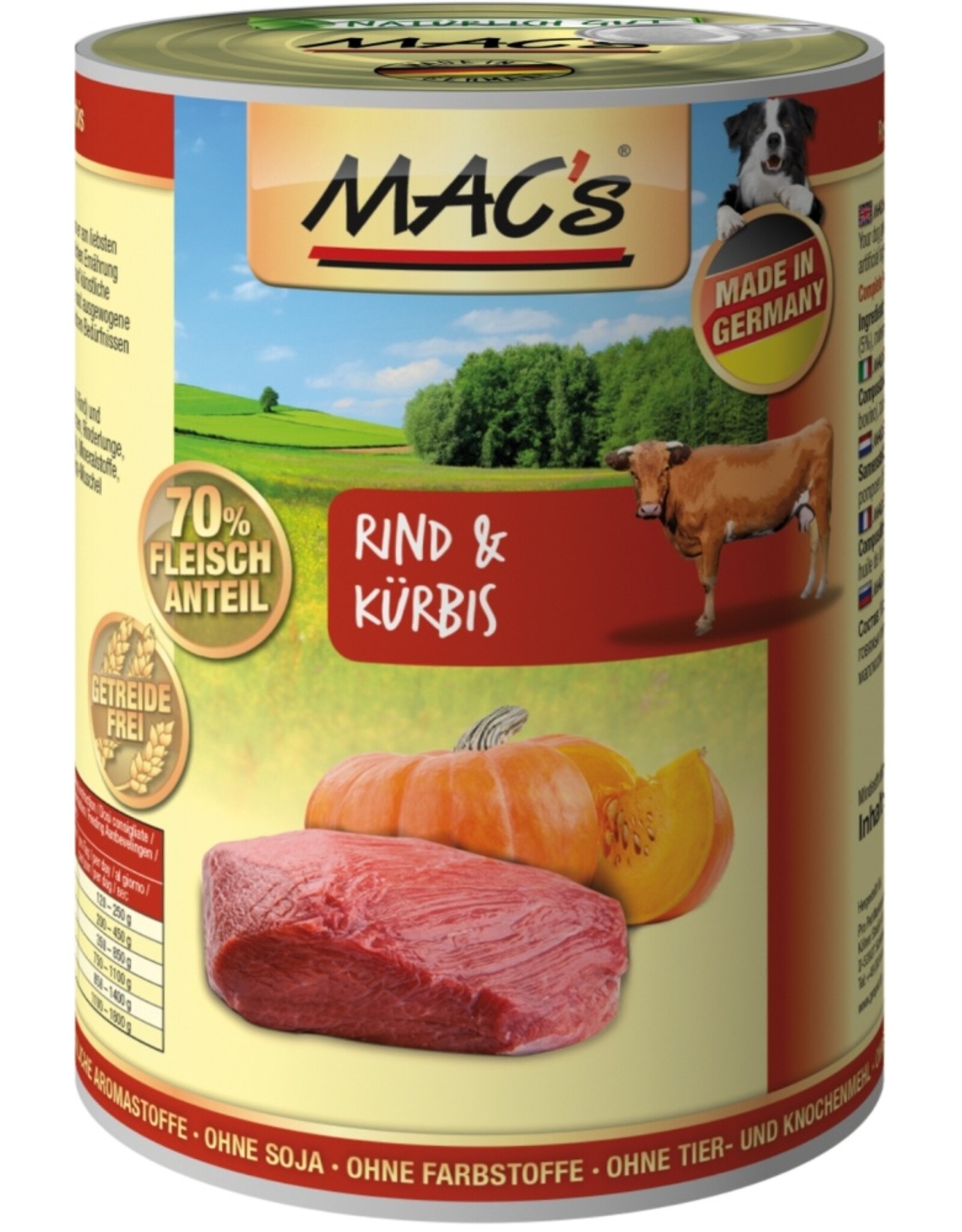 Mac´s Macs Dog Rind & Kürbis