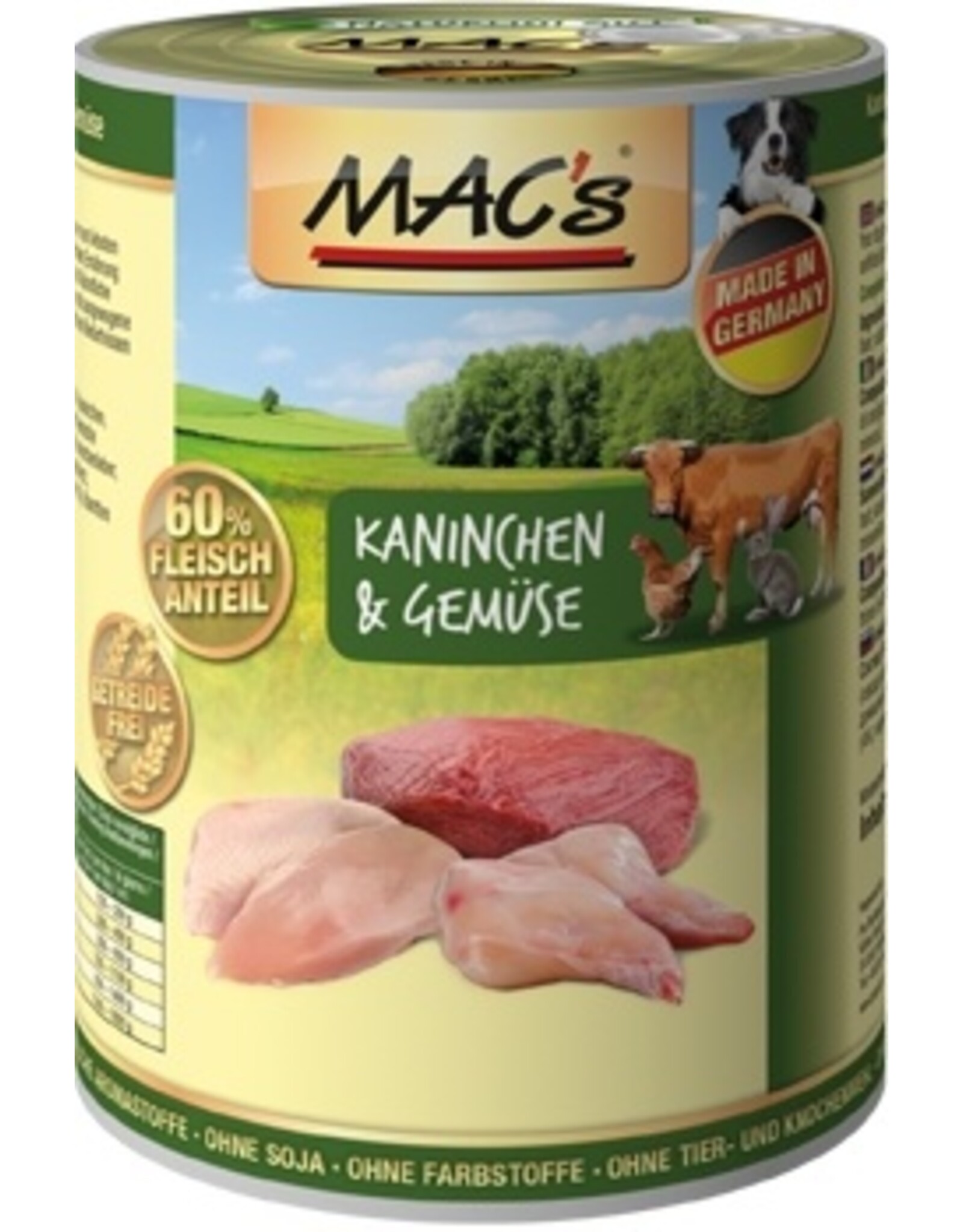 Mac´s Macs Dog Kaninchen, Gemüse & Kartoffel