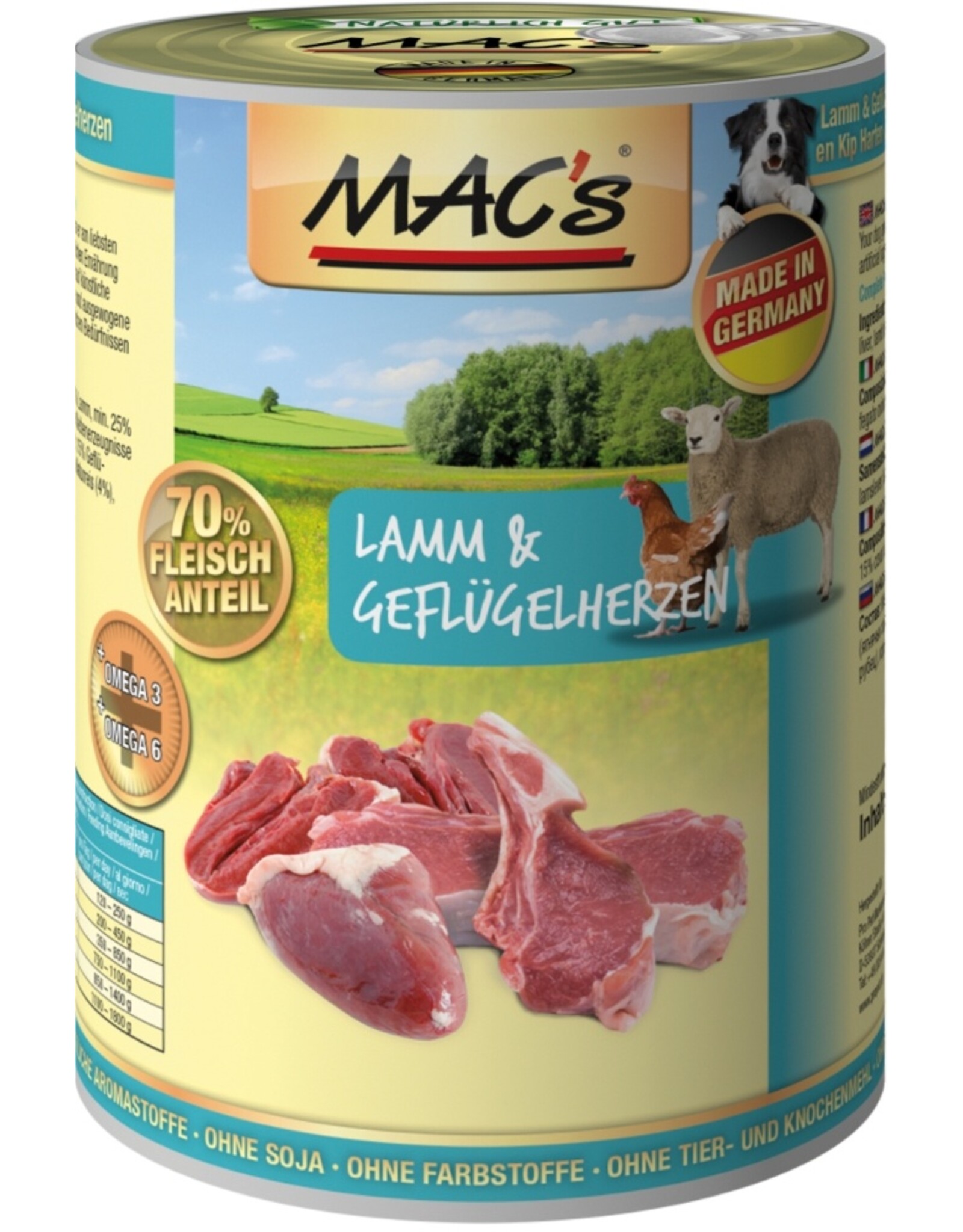 Mac´s Macs Dog Lamm & Geflügelherzen