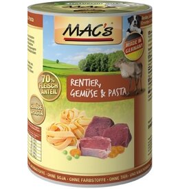 Mac´s Macs Dog Rentier, Gemüse & Pasta