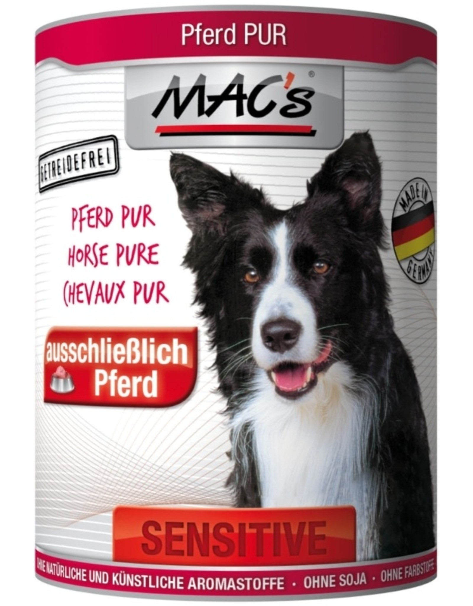 Mac´s Macs Dog Sensitive Pferd Pur