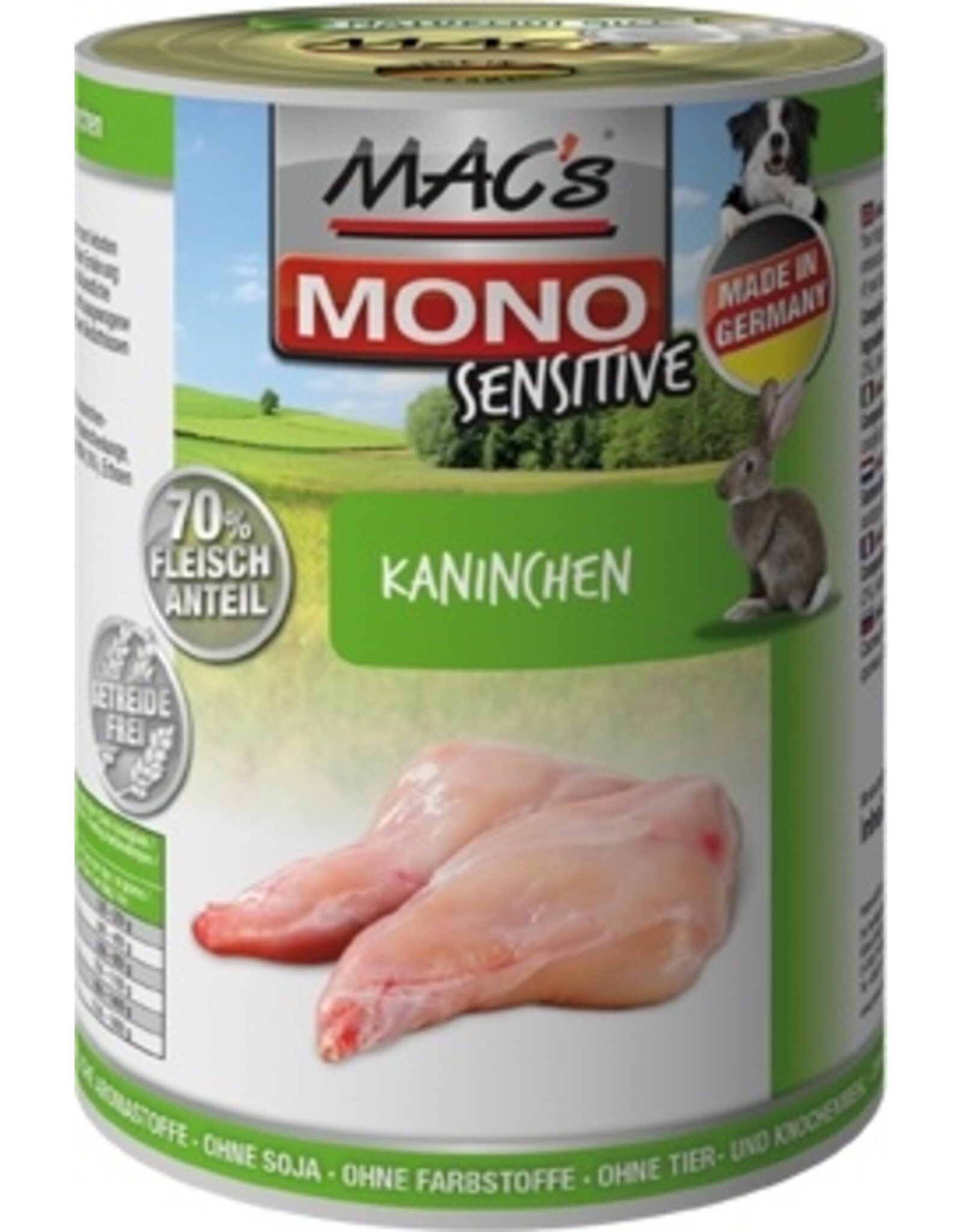 Mac´s Macs Dog Mono Kaninchen 400g Dose