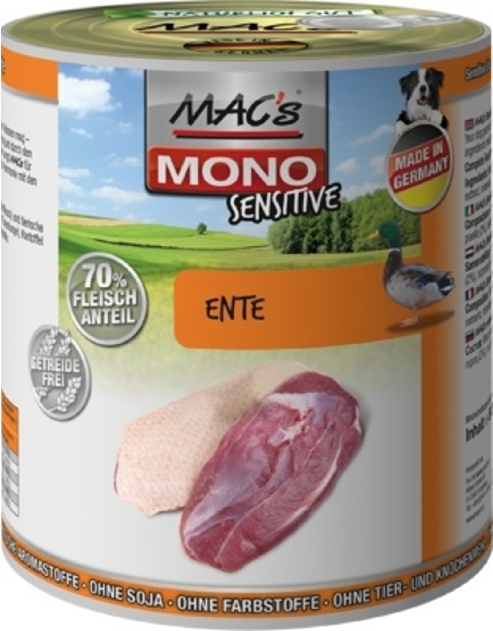 Mac´s Macs Dog Mono Ente 800g Dose