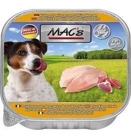 Mac´s Macs Dog Huhn PUR+Geflügelherzen 150g
