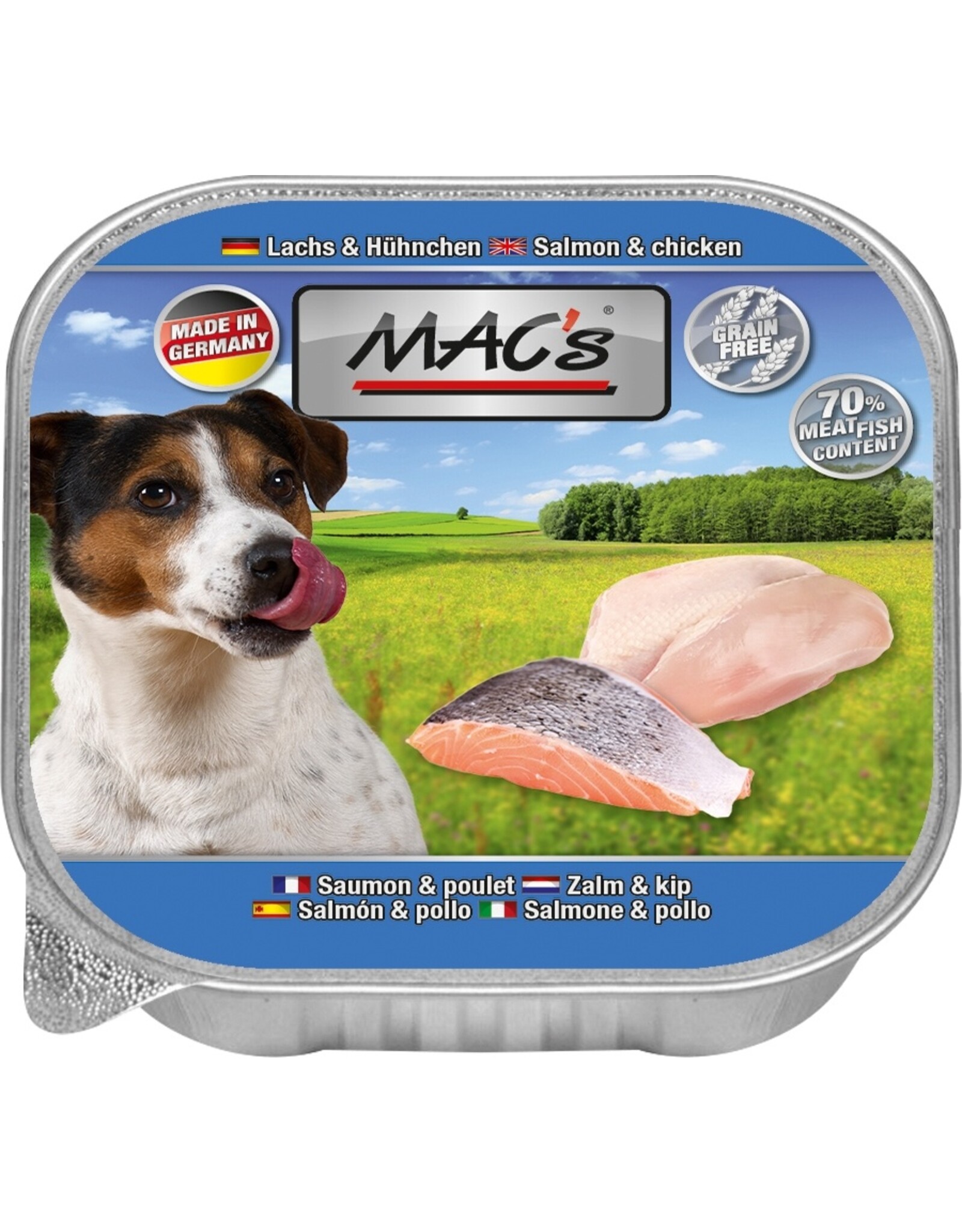 Mac´s Macs Dog Lachs+Hühnchen 150g