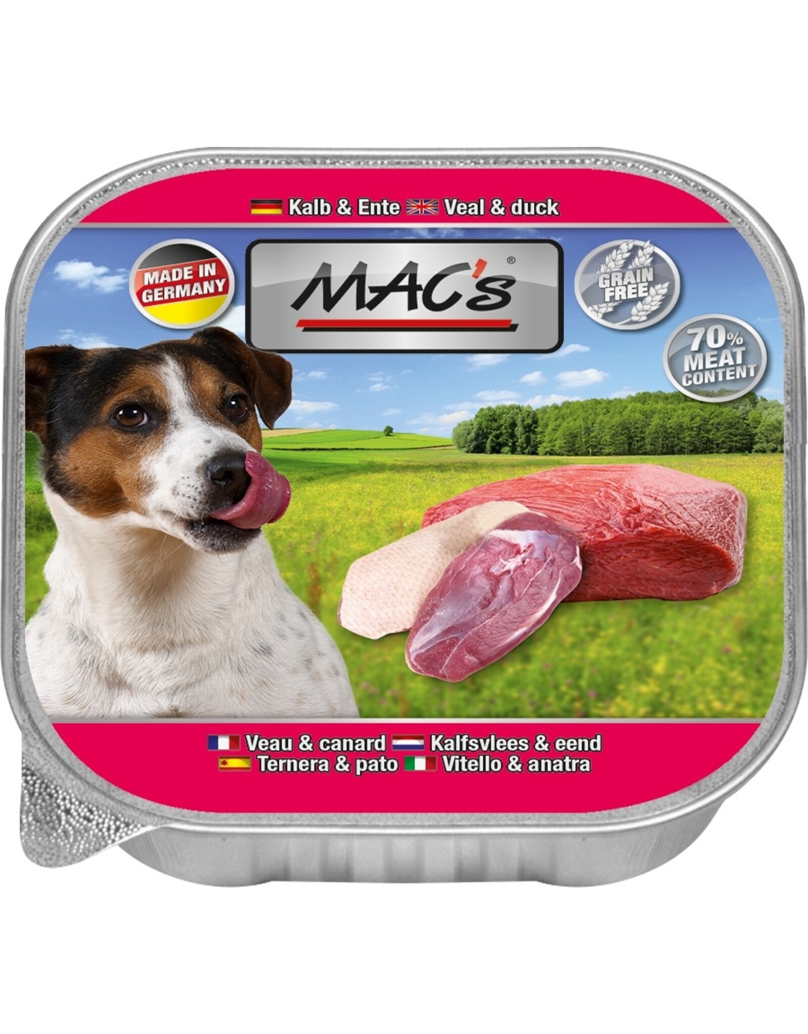 Mac´s Macs Dog Kalb + Ente 150g