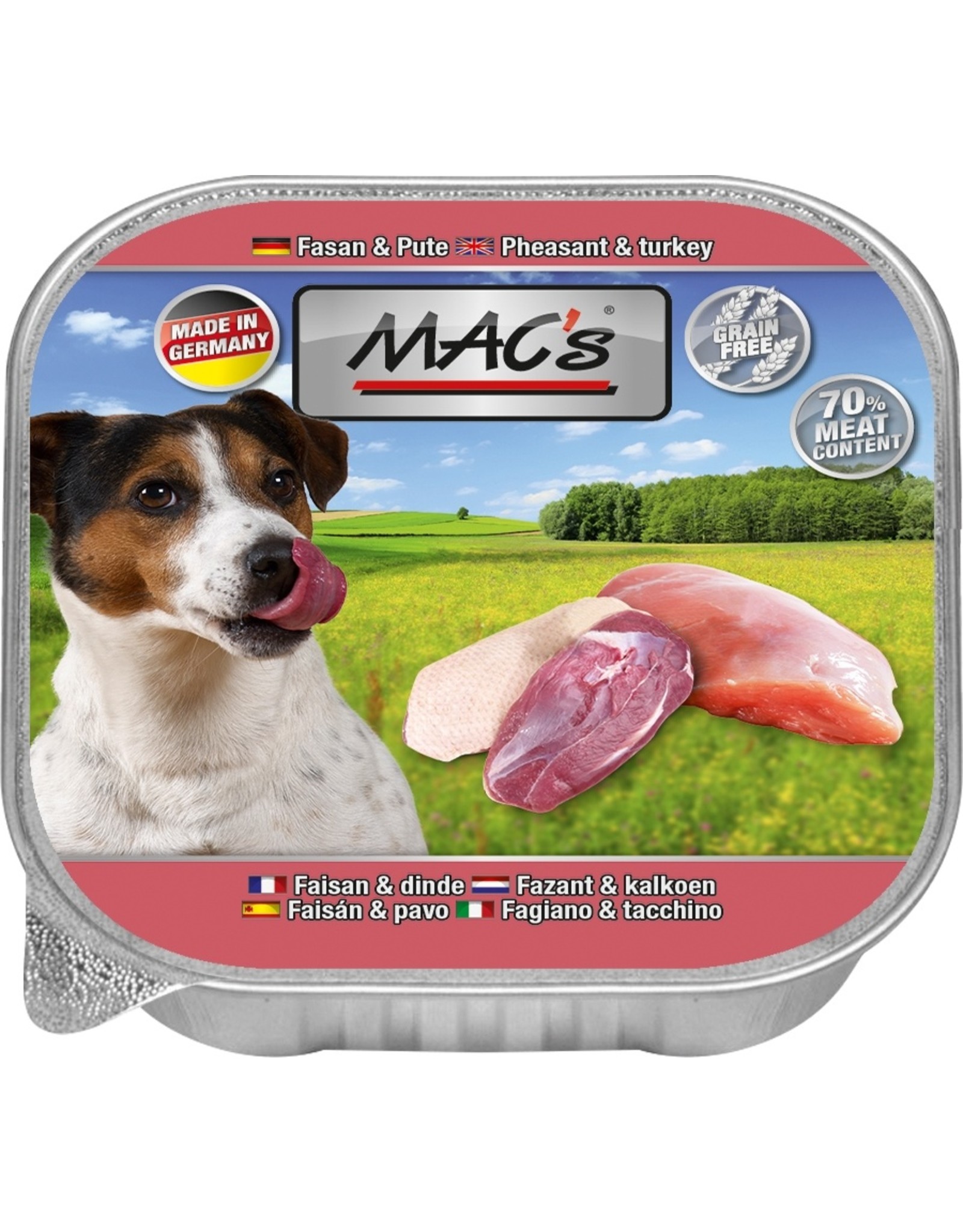 Mac´s Macs Dog Fasan + Pute 150g