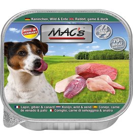 Mac´s Macs Dog Kaninchen+Wild+Ente 150g