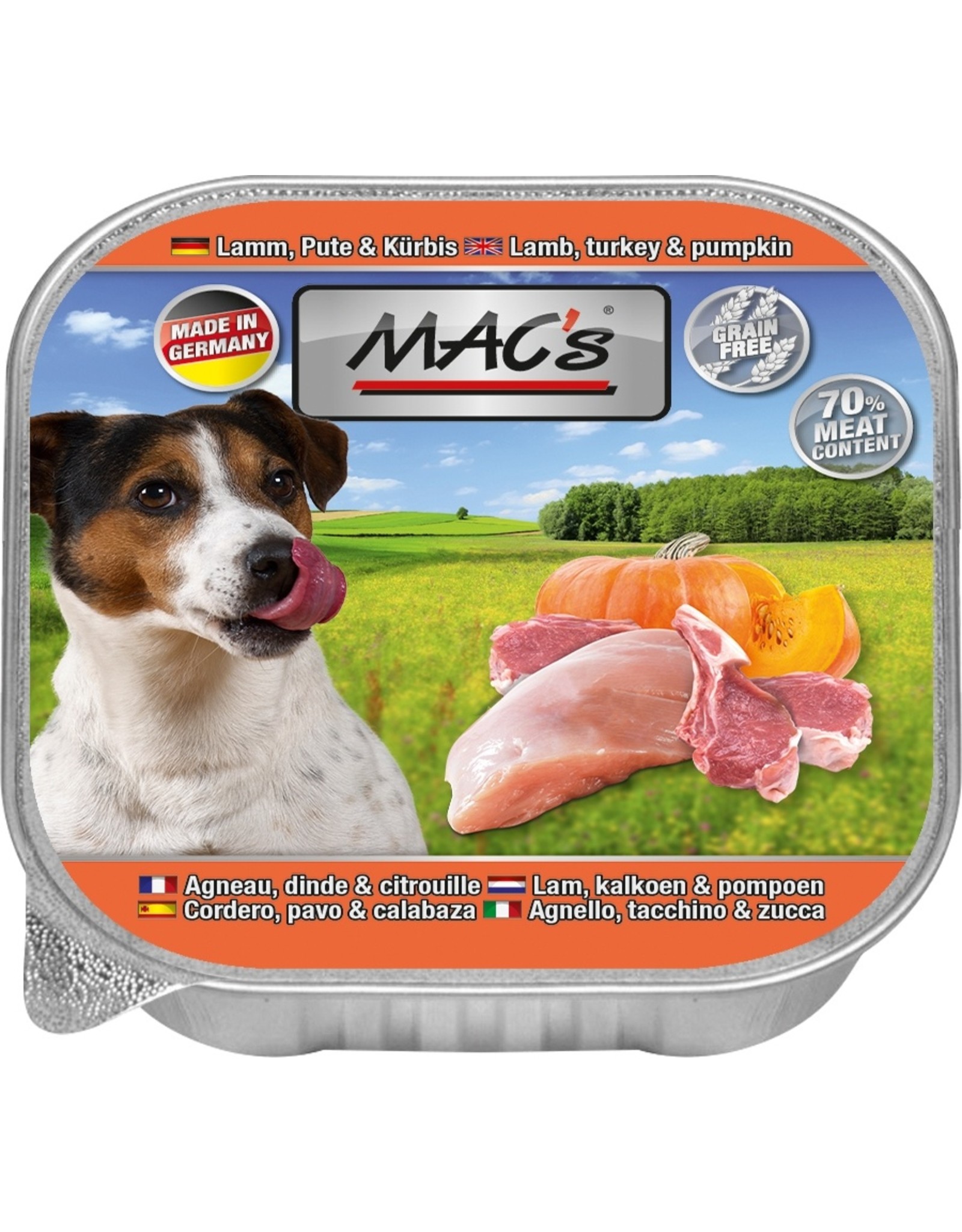 Mac´s Macs Dog Lamm+Pute+Kürbis 150g