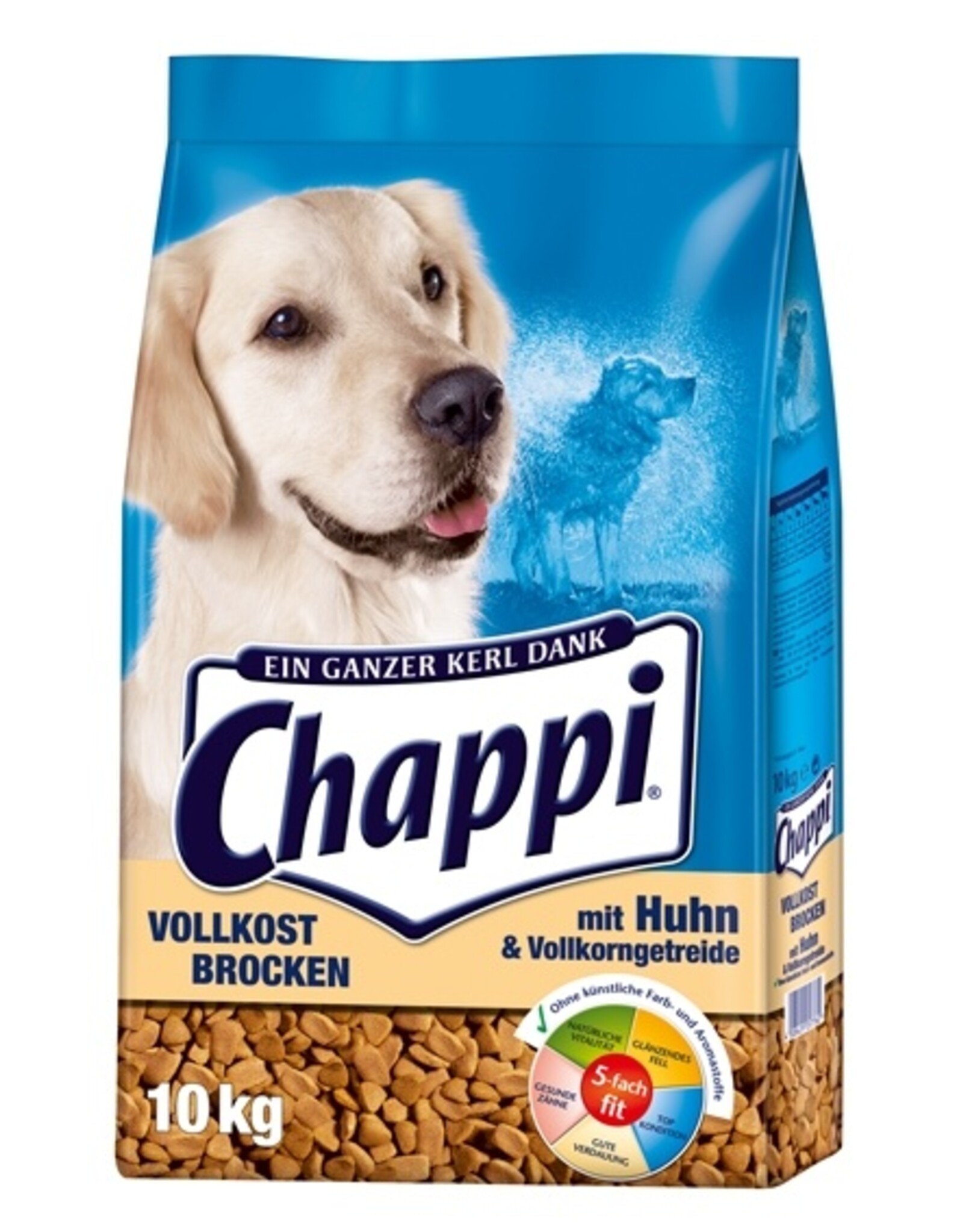 Chappi Chappi Vollkost Brocken Huhn, Gemüse & Getreide 10kg