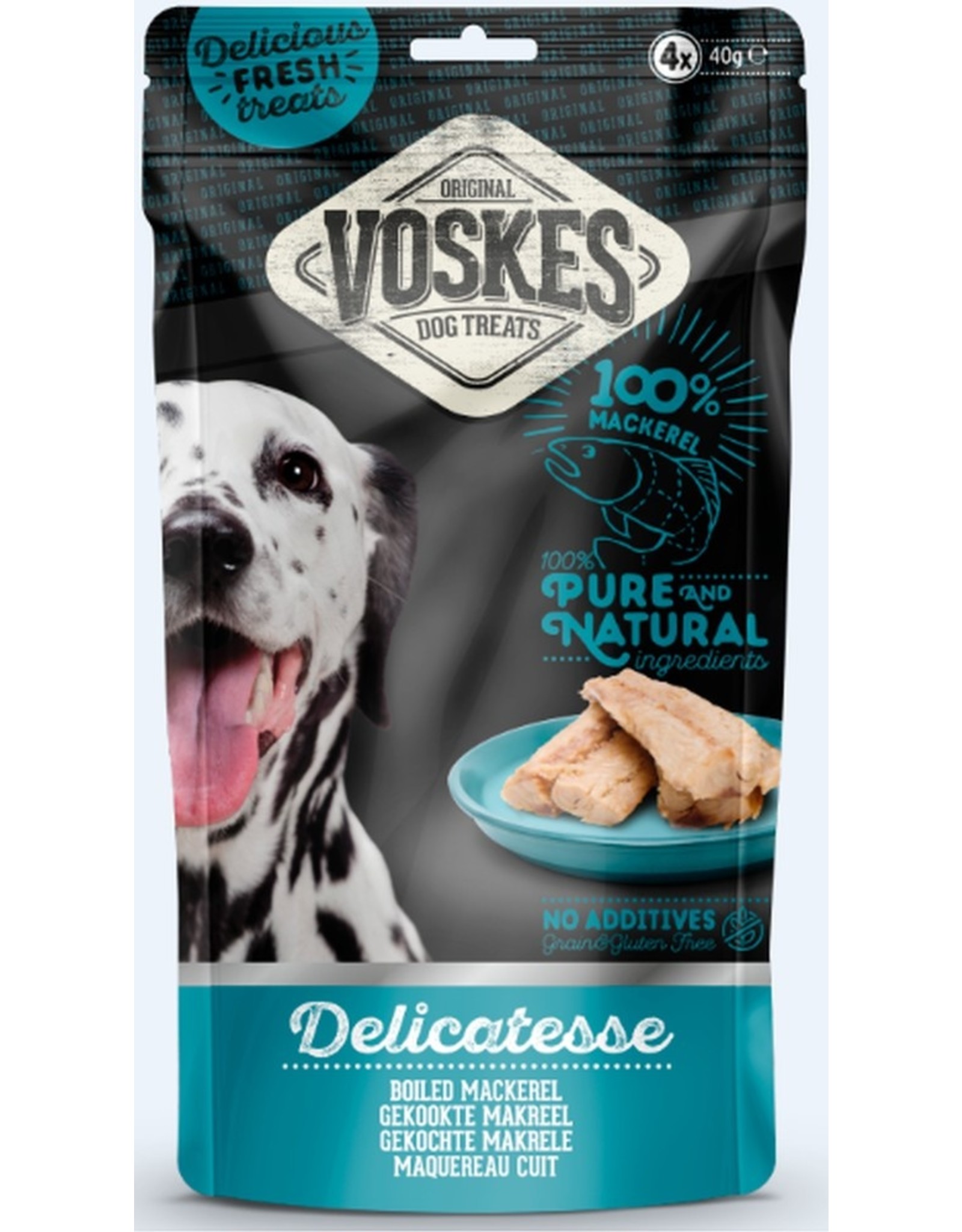 Voskes Voskes Dog gekochte Makrele 160g