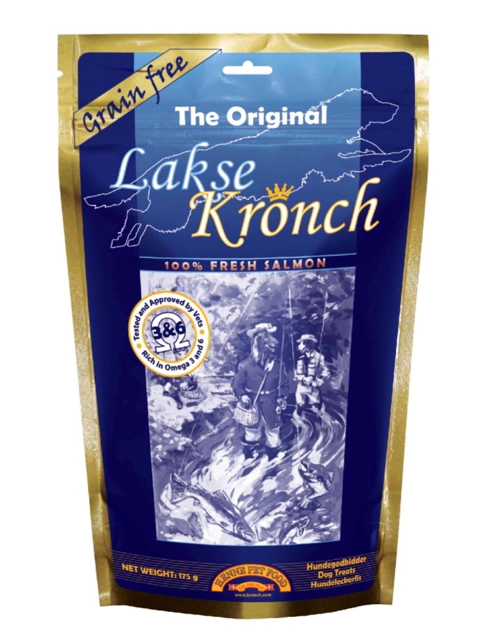 Lachse Kronch Lachse Kronch 85% Lachssnack für Hunde 600g