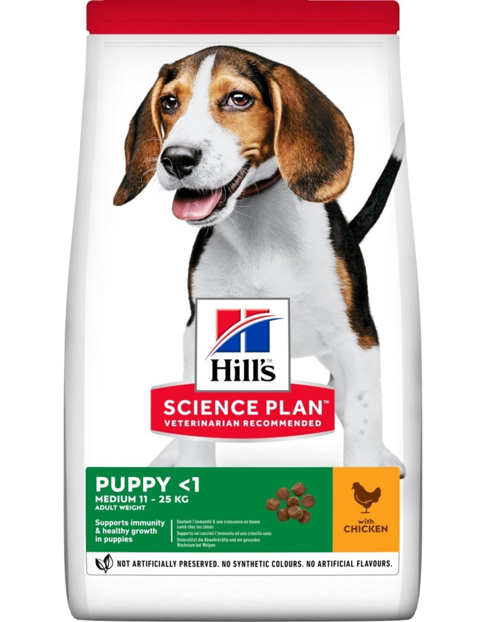 Hills Science Plan Hund Puppy Medium Huhn