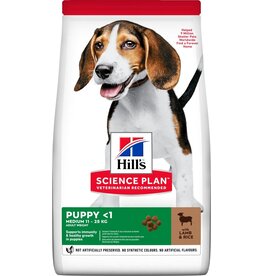 Hills Science Plan Hund Puppy Medium Lamm & Reis 14kg