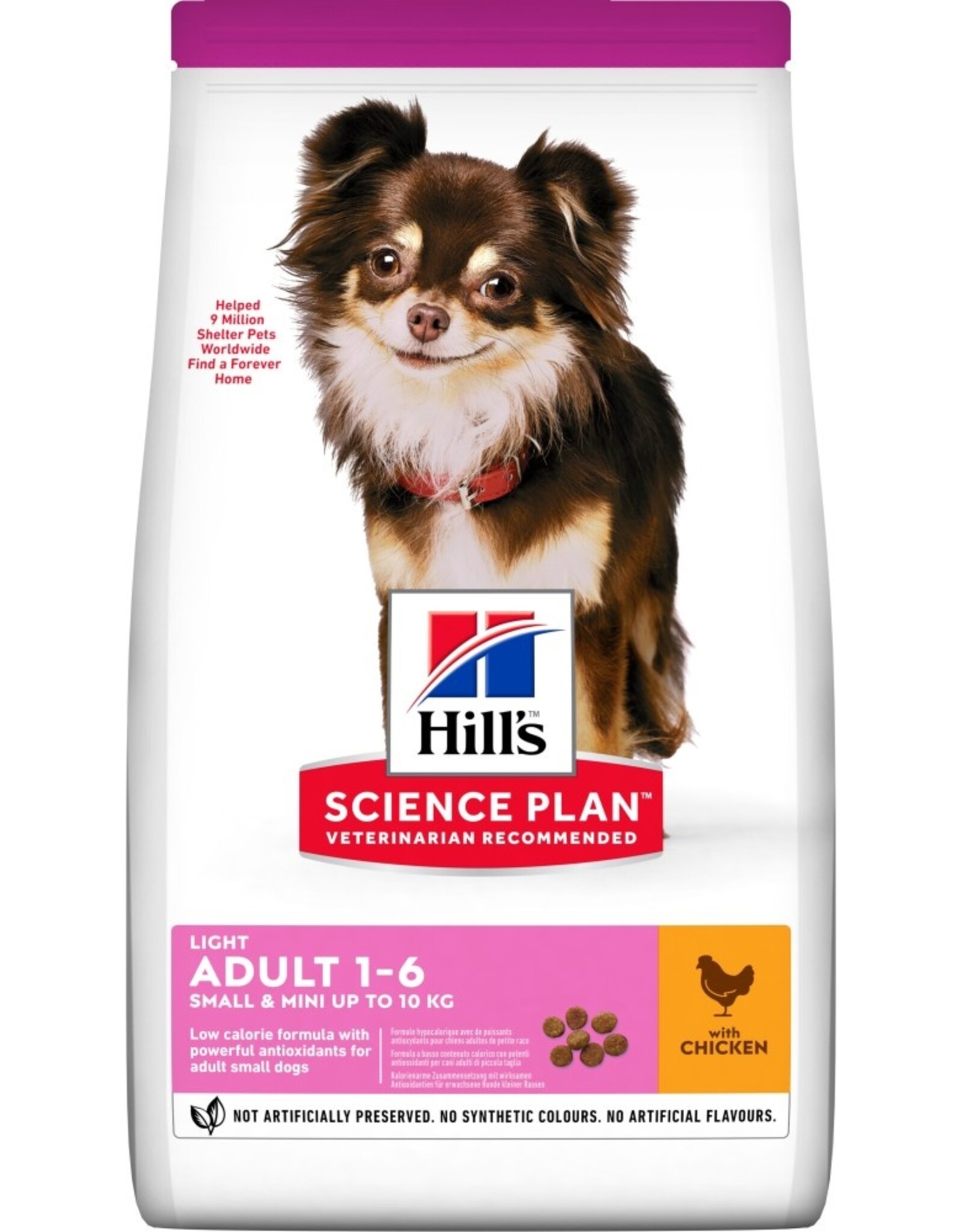 Hills Science Plan Hund Adult Light Small & Mini Huhn 1,5kg