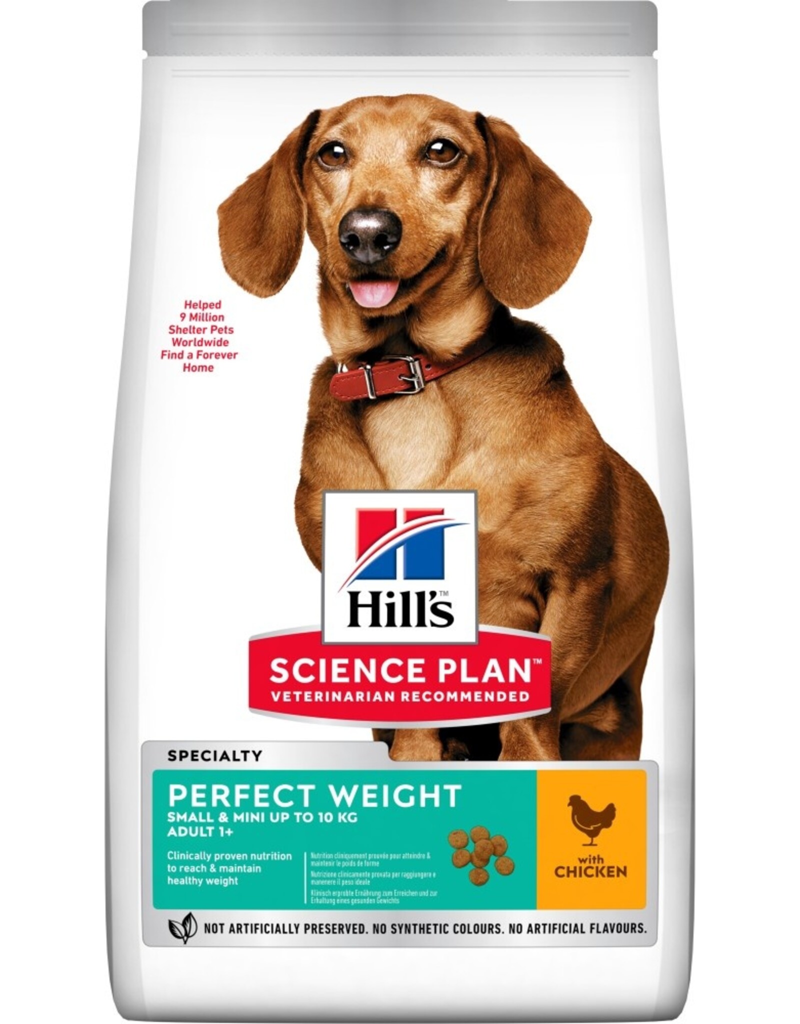 Hills Science Plan Hund Adult Perfect Weight Small & Mini Huhn 1,5kg