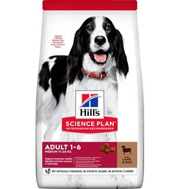 Hills Science Plan Hund Adult Medium Lamm & Reis