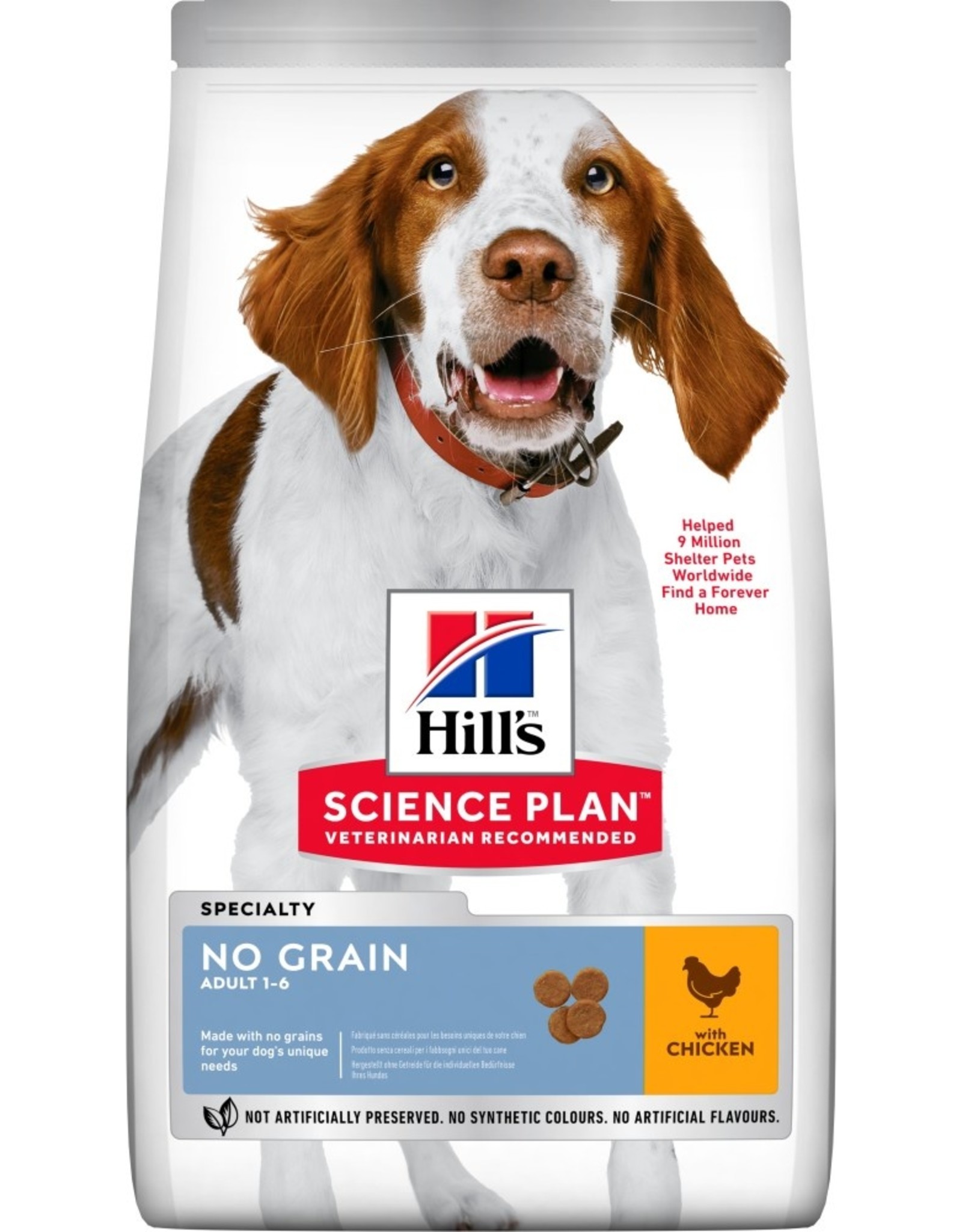 Hills Science Plan Hund Adult No Grain Medium Huhn