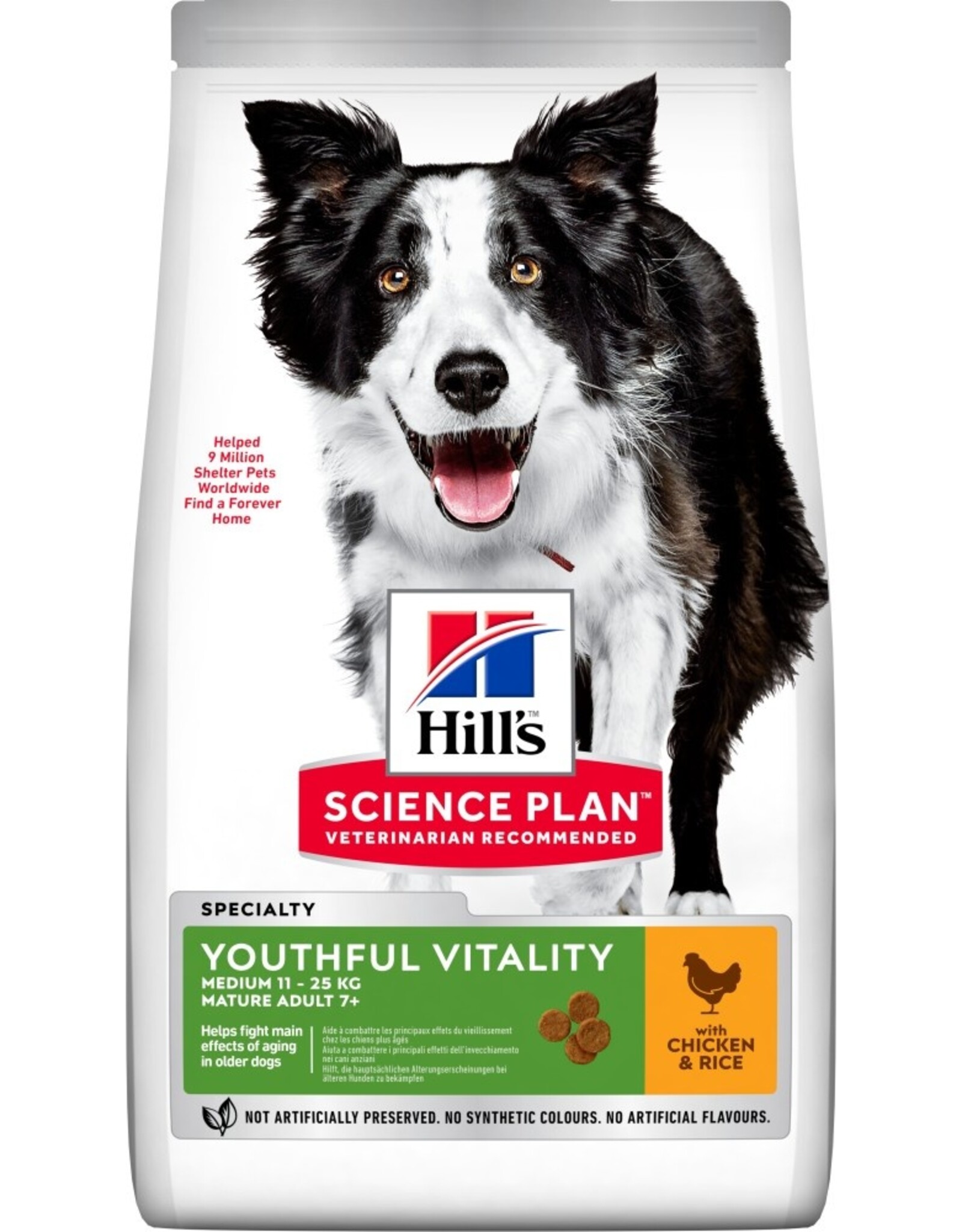Hills Science Plan Hund Mature Adult 7+ Youthful Vitality Medium