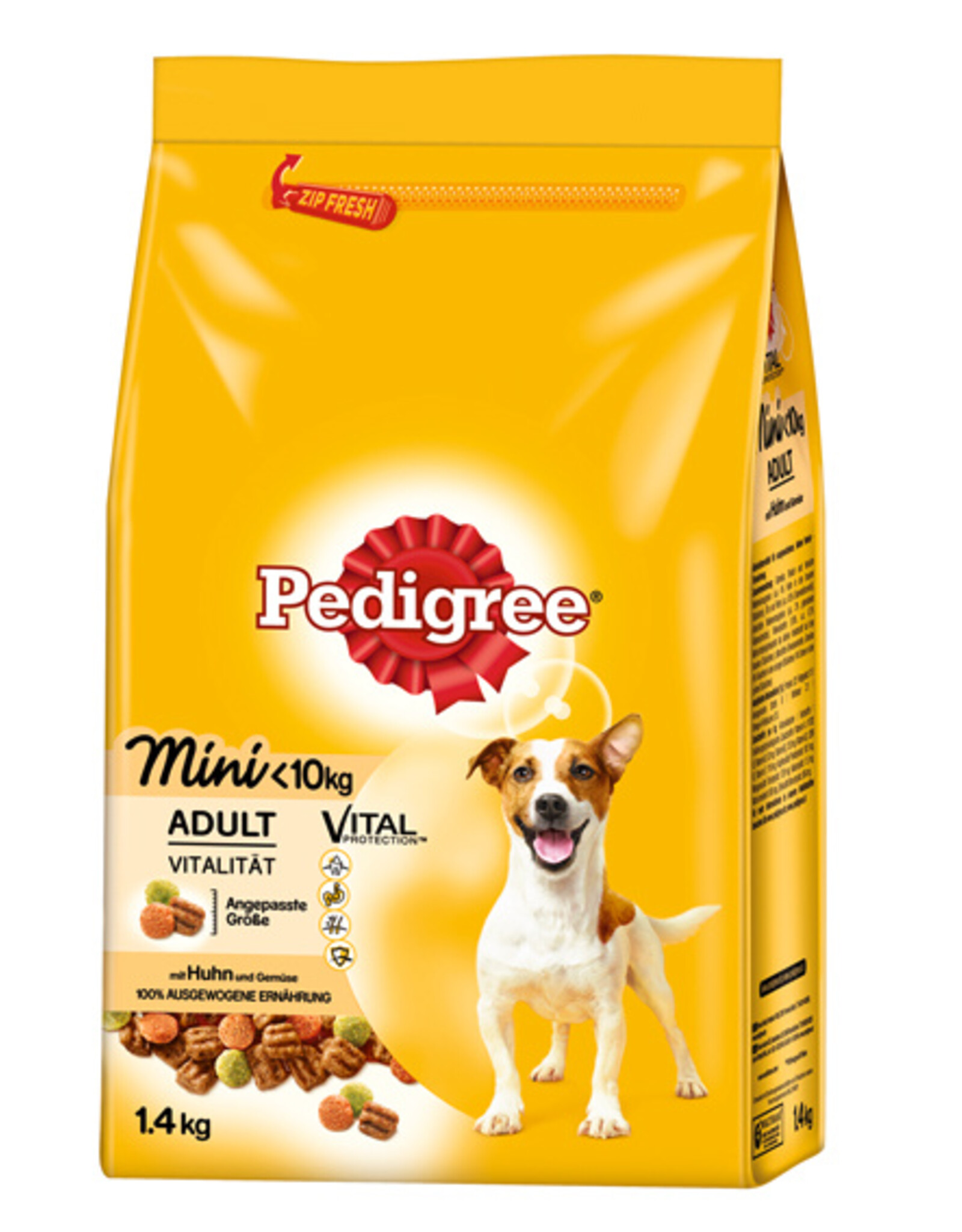 Pedigree Pedigree Trocken Adult Mini mit Geflügel 1,4kg