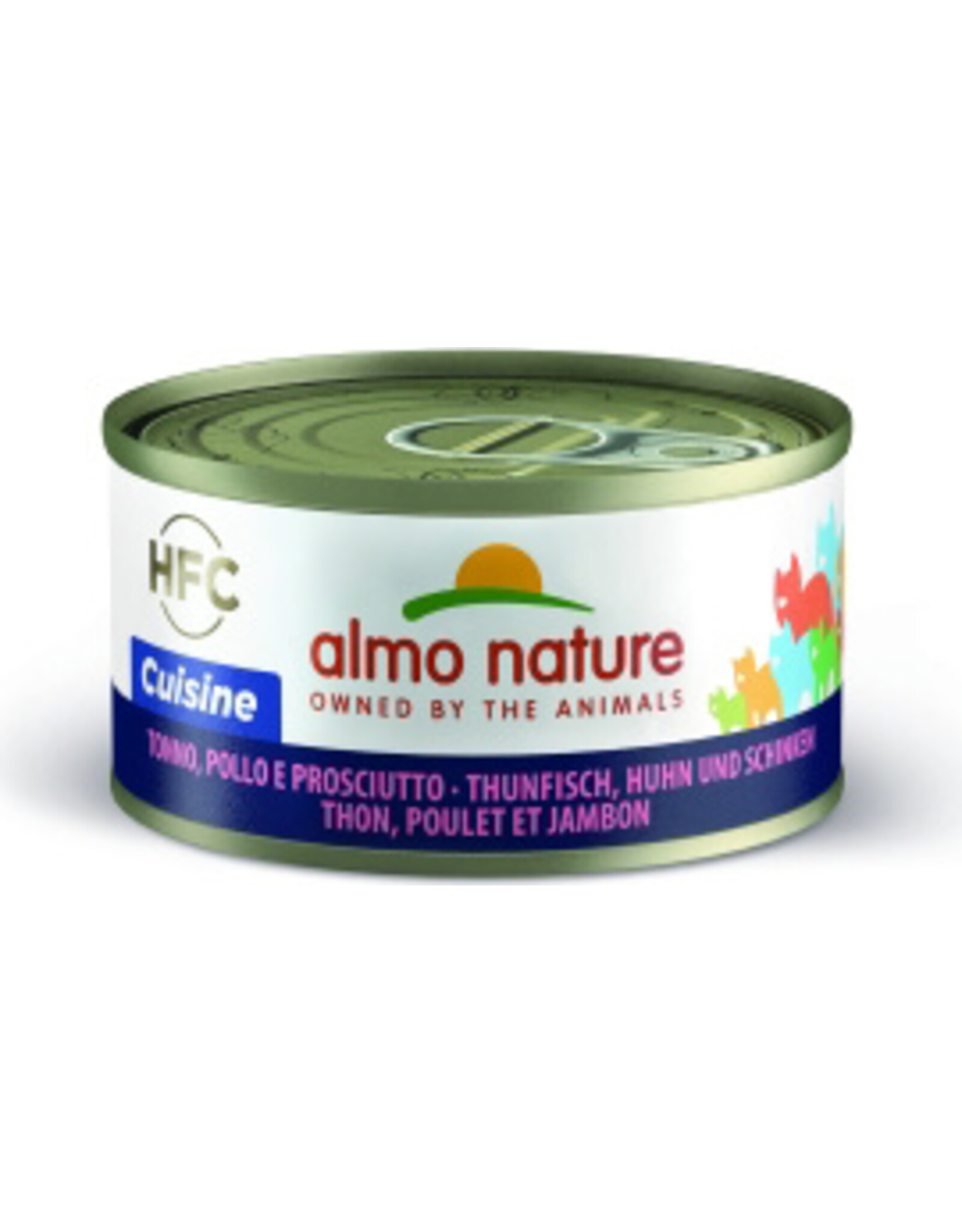 Almo Nature Jelly Dosen by Almo Nature HFC Cuisine Thunfisch, Huhn und Schinken 70g