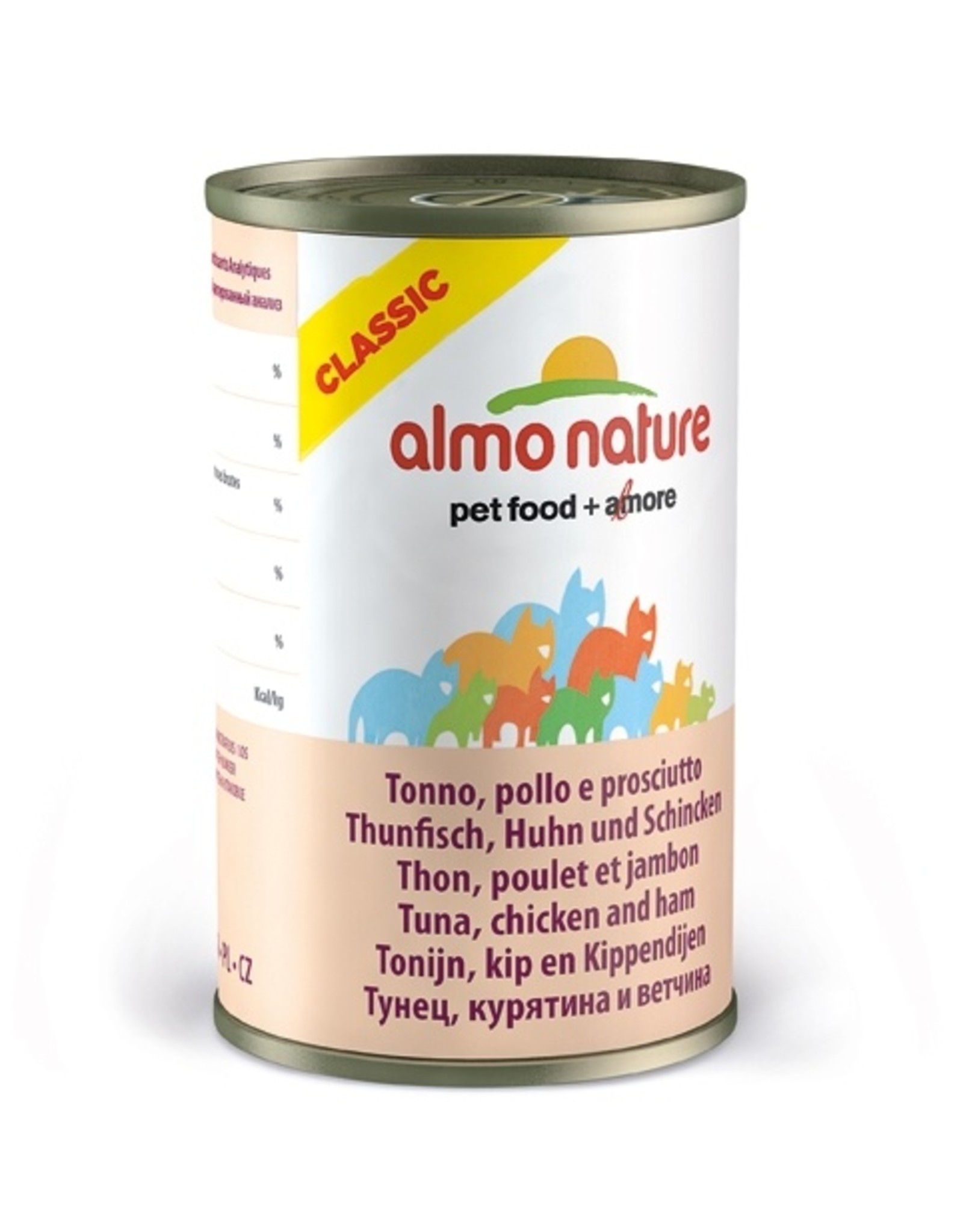 Almo Nature Almo Nature Classic - mit Thunfisch, Huhn und Schinken 140g
