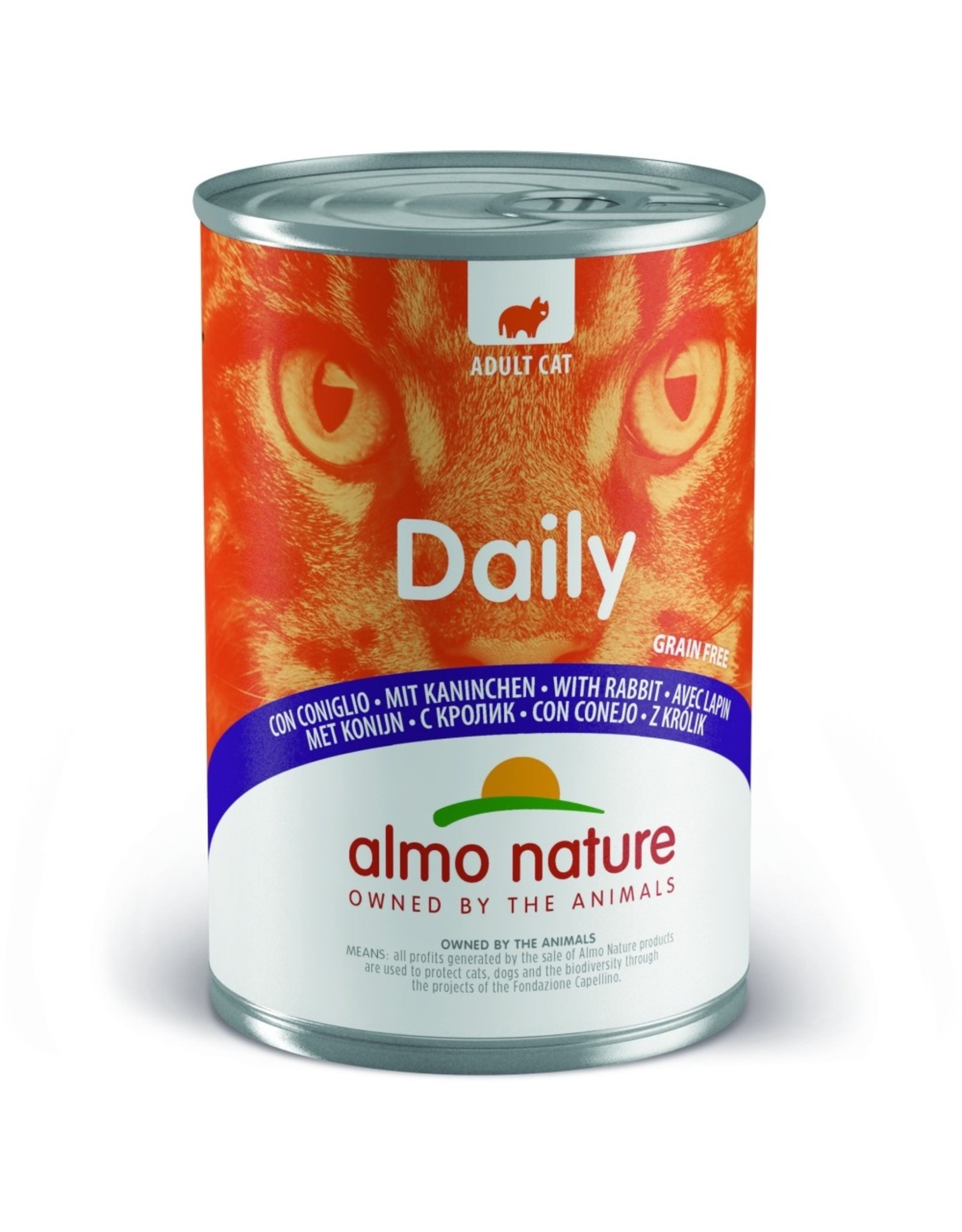 Almo Nature Almo Nature Cat Daily Menu Kaninchen 400g Dose