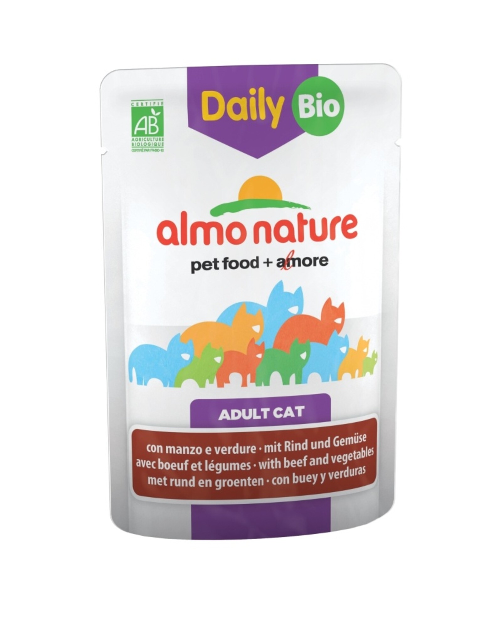 Almo Nature Almo Nature Daily BIO Rind+Gemüse  70g