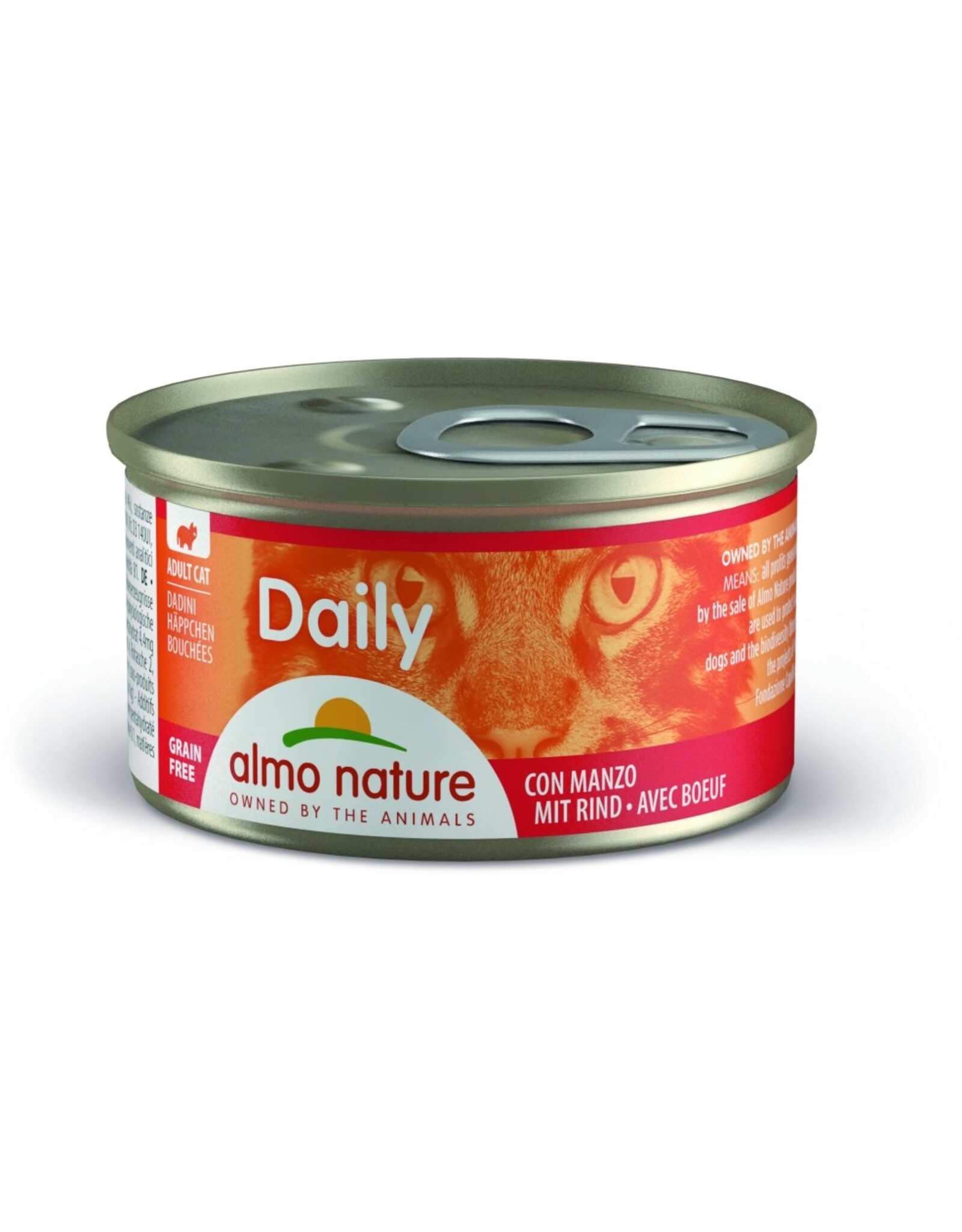 Almo Nature Almo Nature Cat Daily Würfel Rind  85g