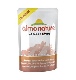 Almo Nature Almo Nature Cat Classic Lachs und Kürbis  55 g