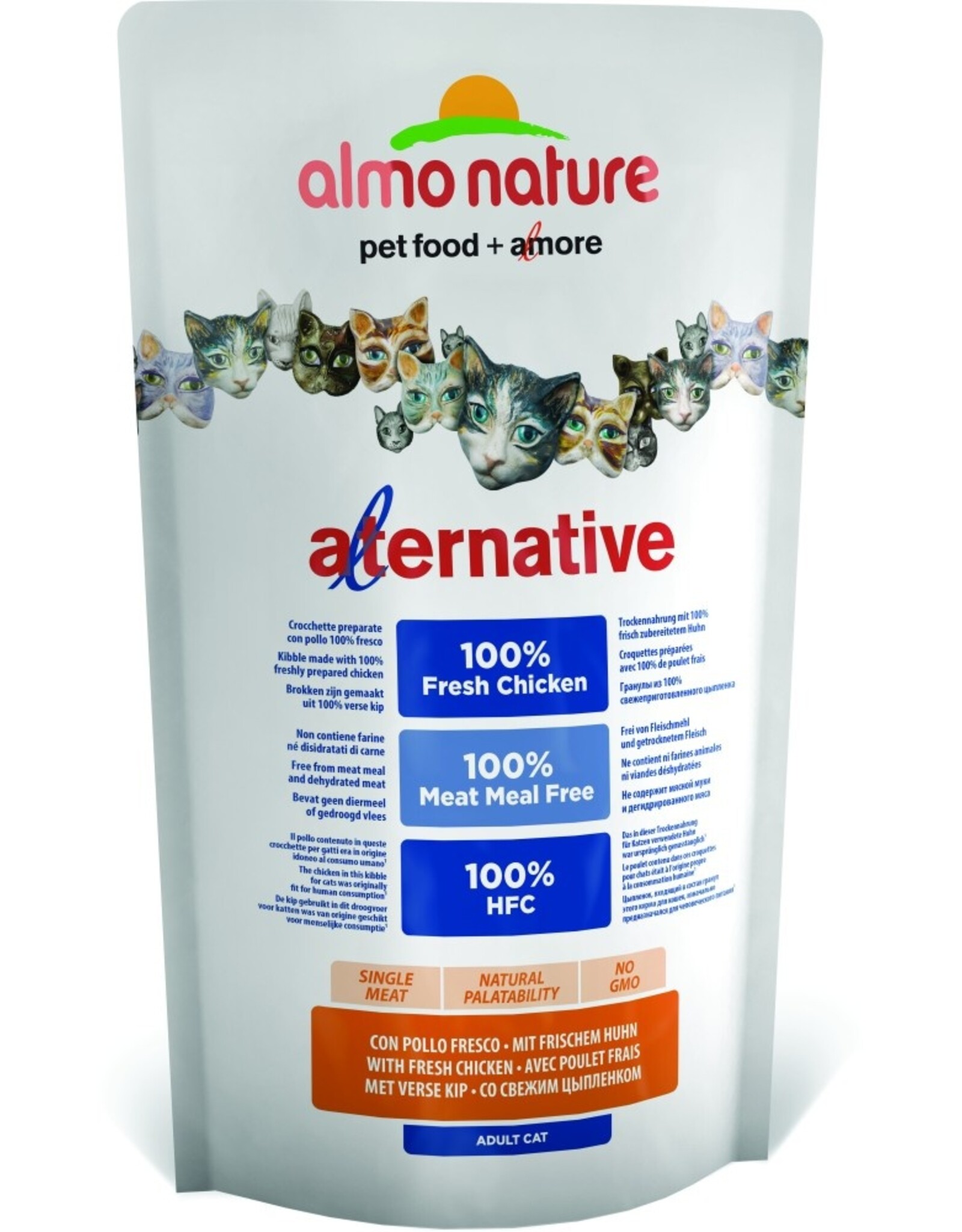 Almo Nature Almo Nature Cat Alternative Huhn+Reis 750g