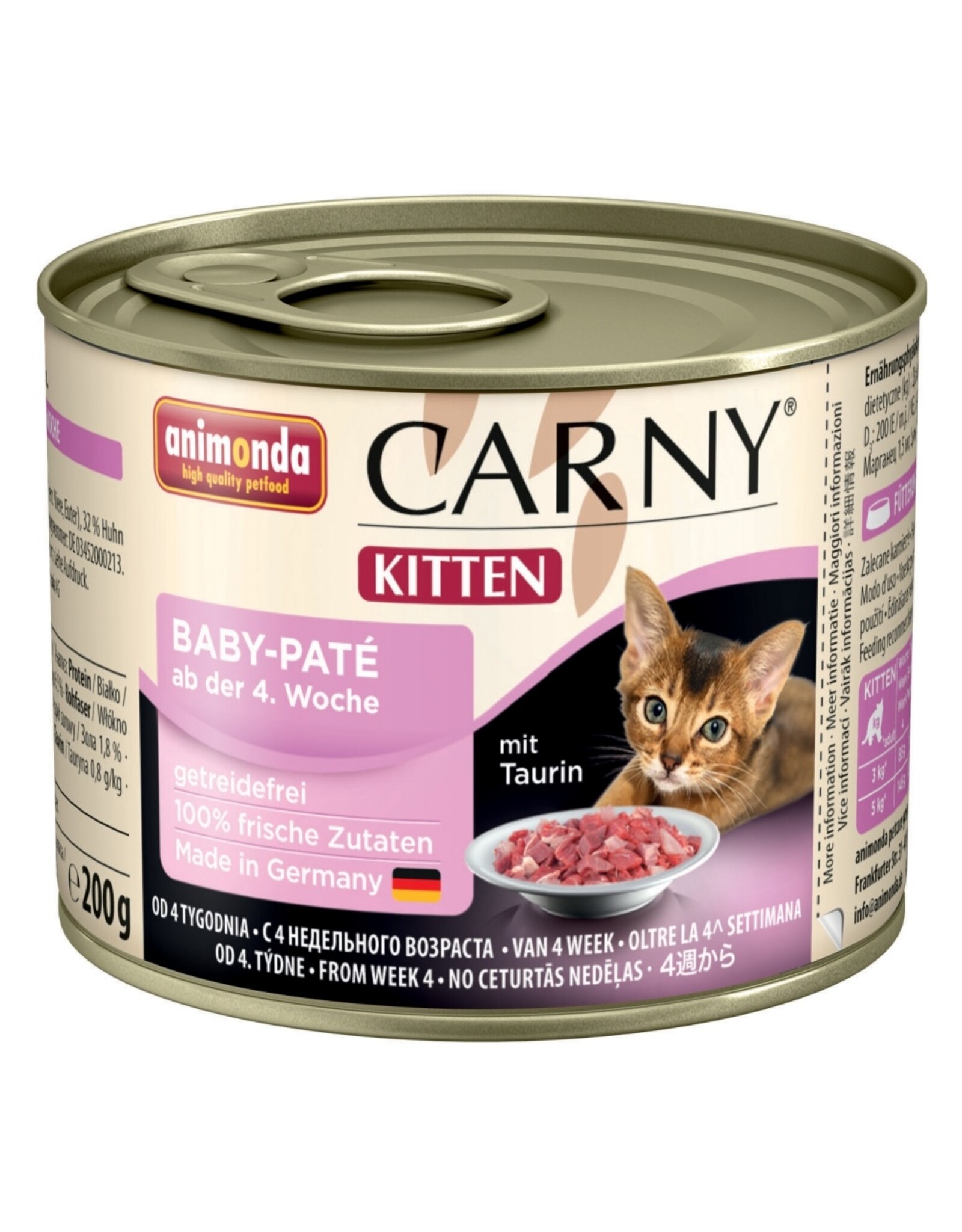 Animonda Animonda Cat Dose Carny Kitten Baby-Paté 200g