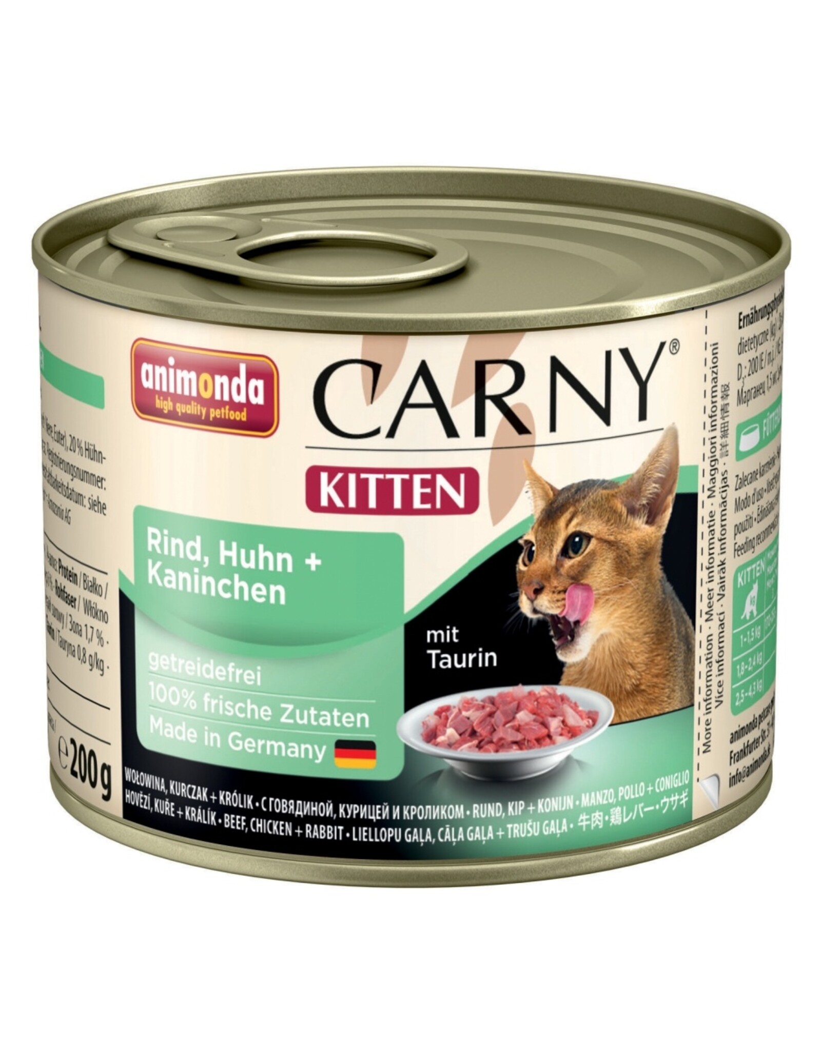 Animonda Animonda Cat Dose Carny Kitten Rind & Huhn & Kaninchen