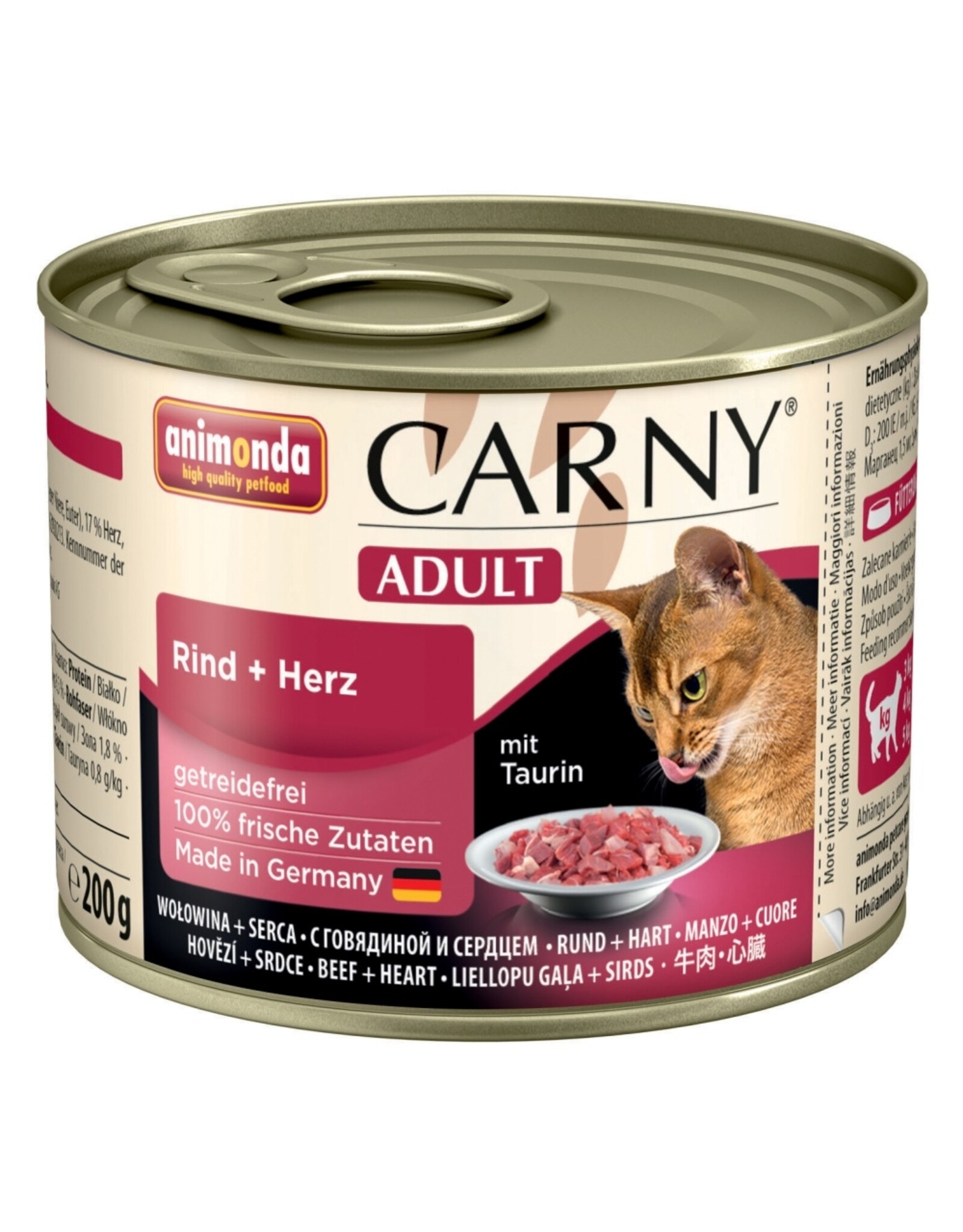 Animonda Animonda Cat Dose Carny Adult Rind & Herz