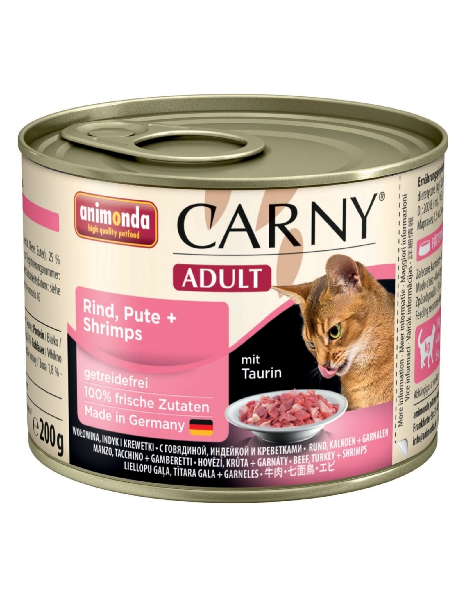 Animonda Animonda Cat Dose Carny Adult Rind & Pute & Shrimps
