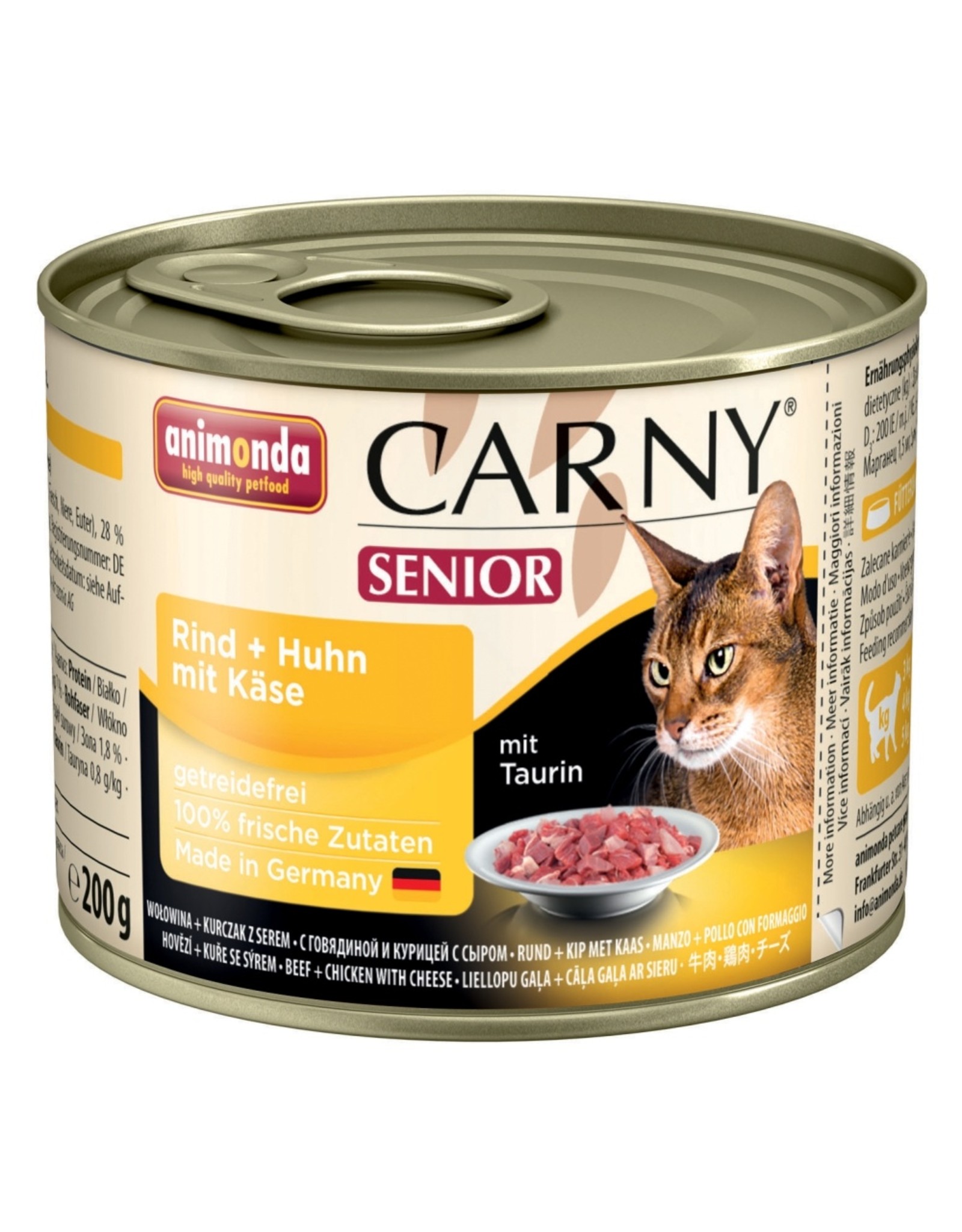 Animonda Animonda Cat Dose Carny Senior Rind & Huhn & Käse