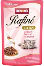 Animonda Animonda Cat Portionsbeutel Rafine Kitten Geflügelcocktail & Shrimps 100g