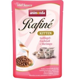 Animonda Animonda Cat Portionsbeutel Rafine Kitten Geflügelcocktail & Shrimps 100g