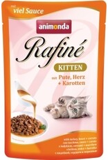 Animonda Animonda Cat Portionsbeutel Rafine  Kitten Pute & Herz 100g